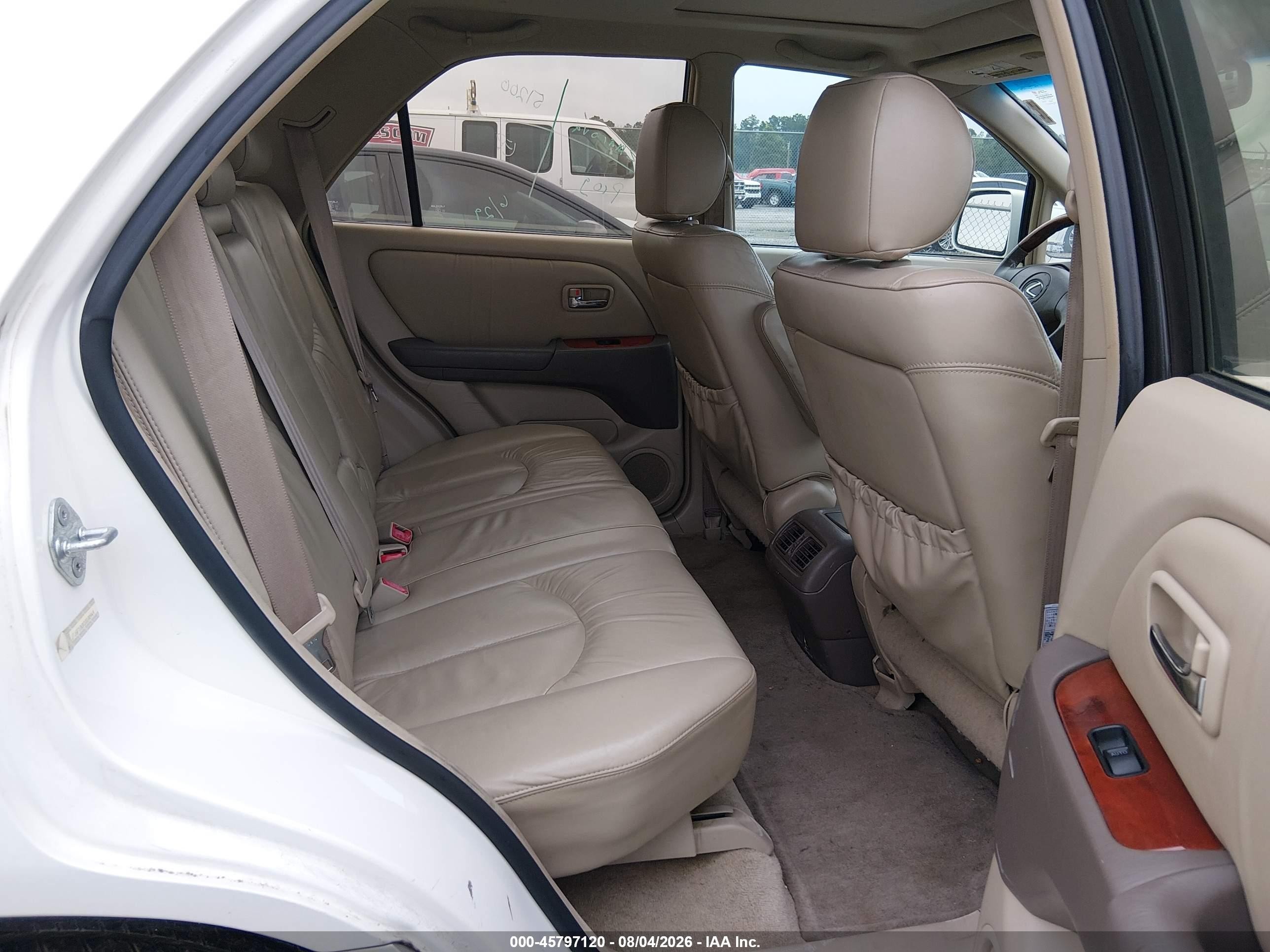2001 Lexus Rx 300   Белый vin: JTJGF10UX10100949