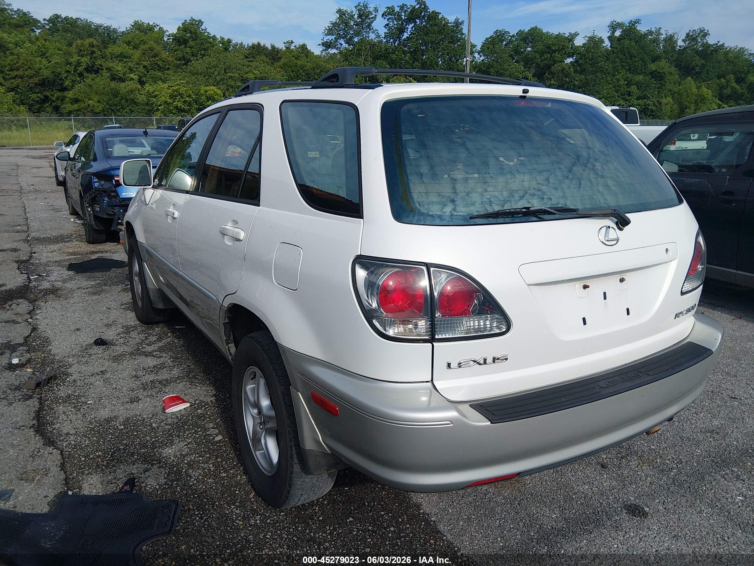 2003 Lexus Rx 300 White vin: JTJGF10UX30159017