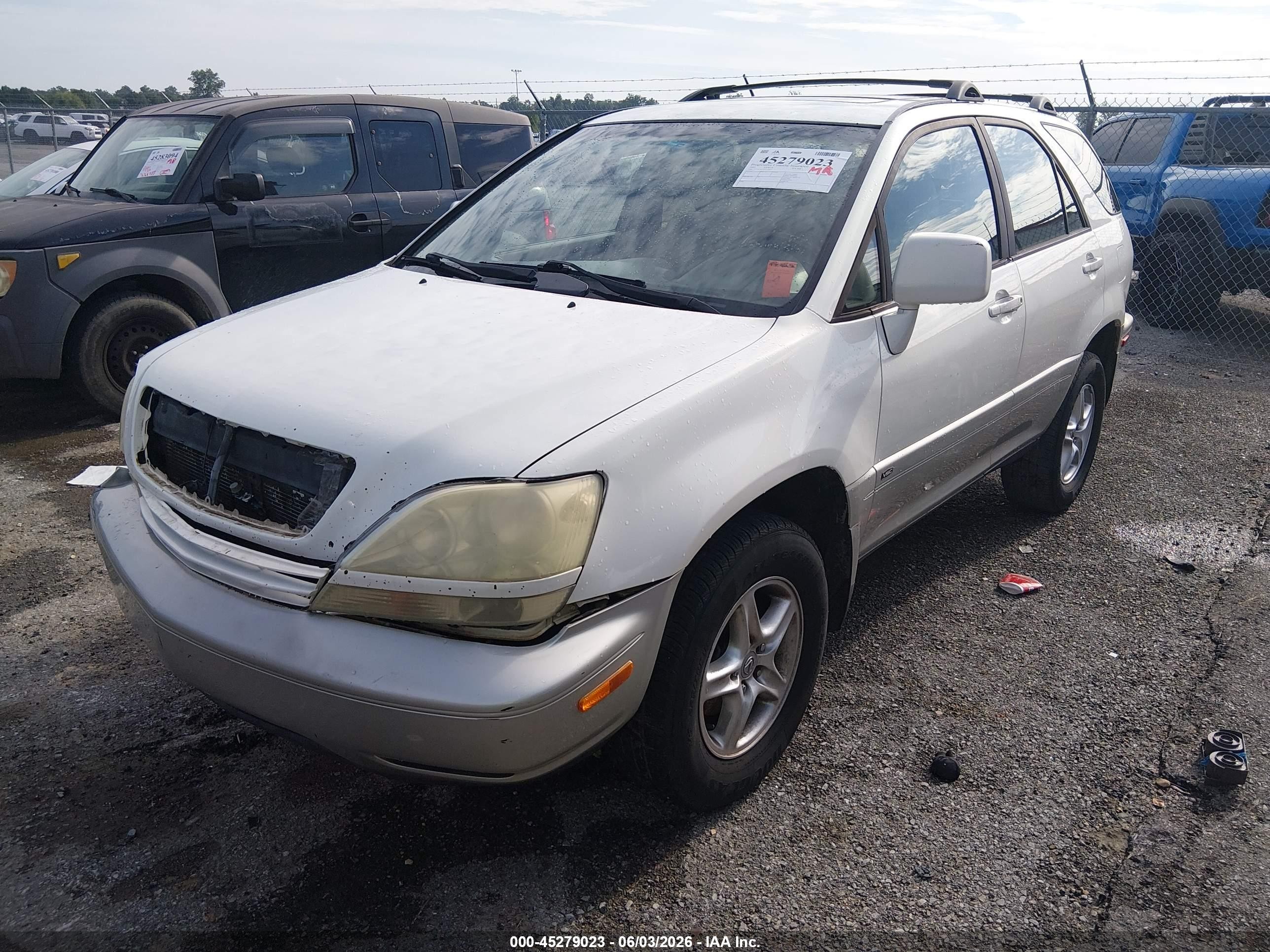 2003 Lexus Rx 300 White vin: JTJGF10UX30159017