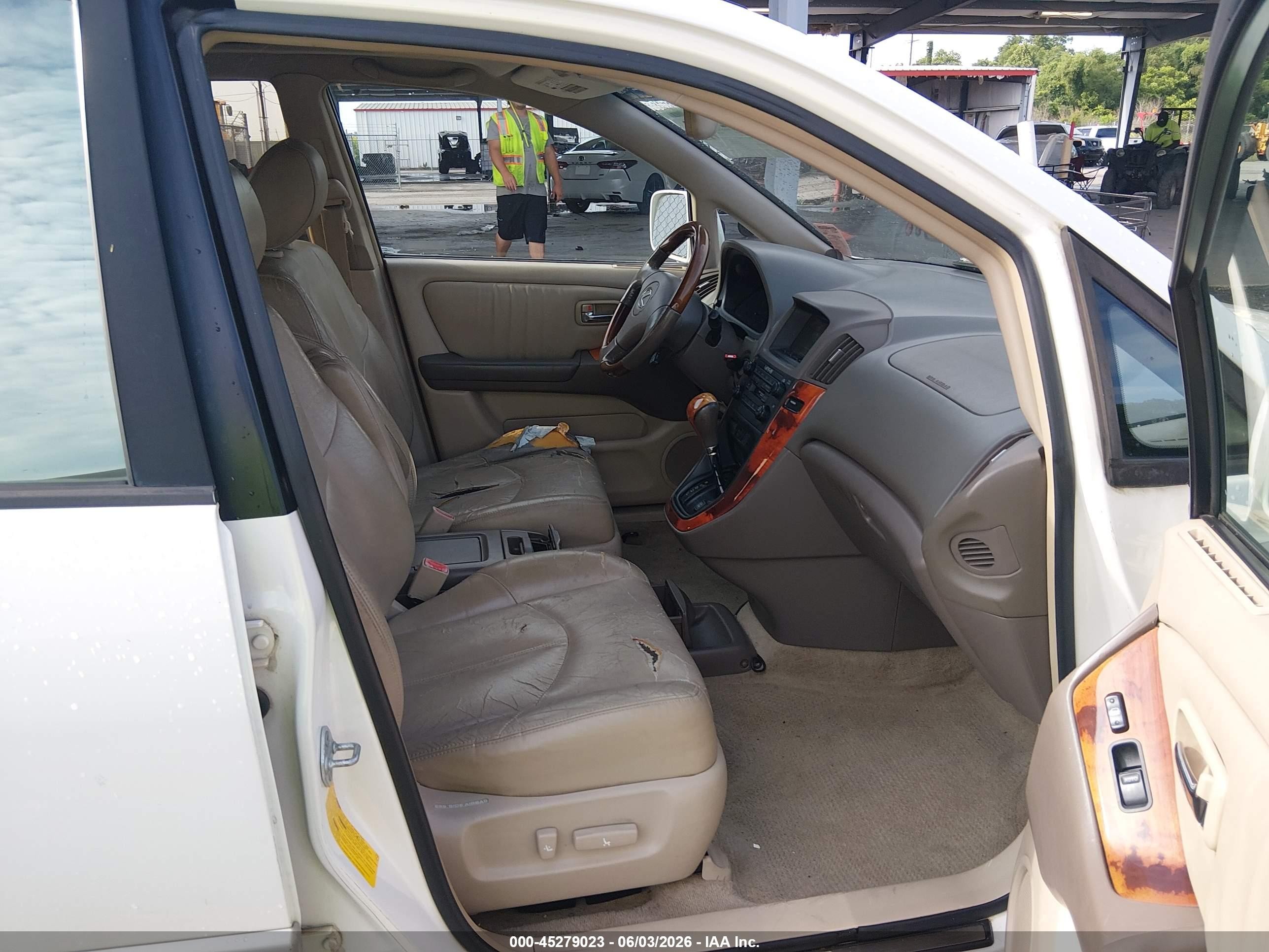 2003 Lexus Rx 300 White vin: JTJGF10UX30159017