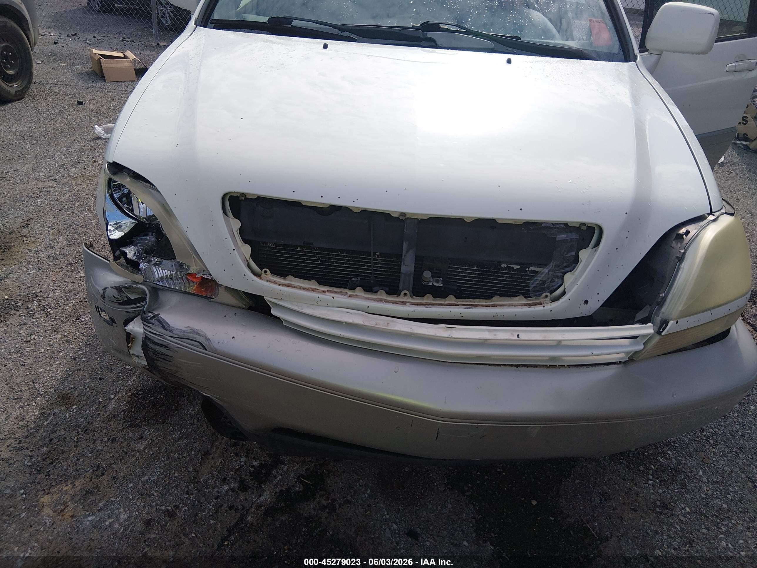 2003 Lexus Rx 300 White vin: JTJGF10UX30159017