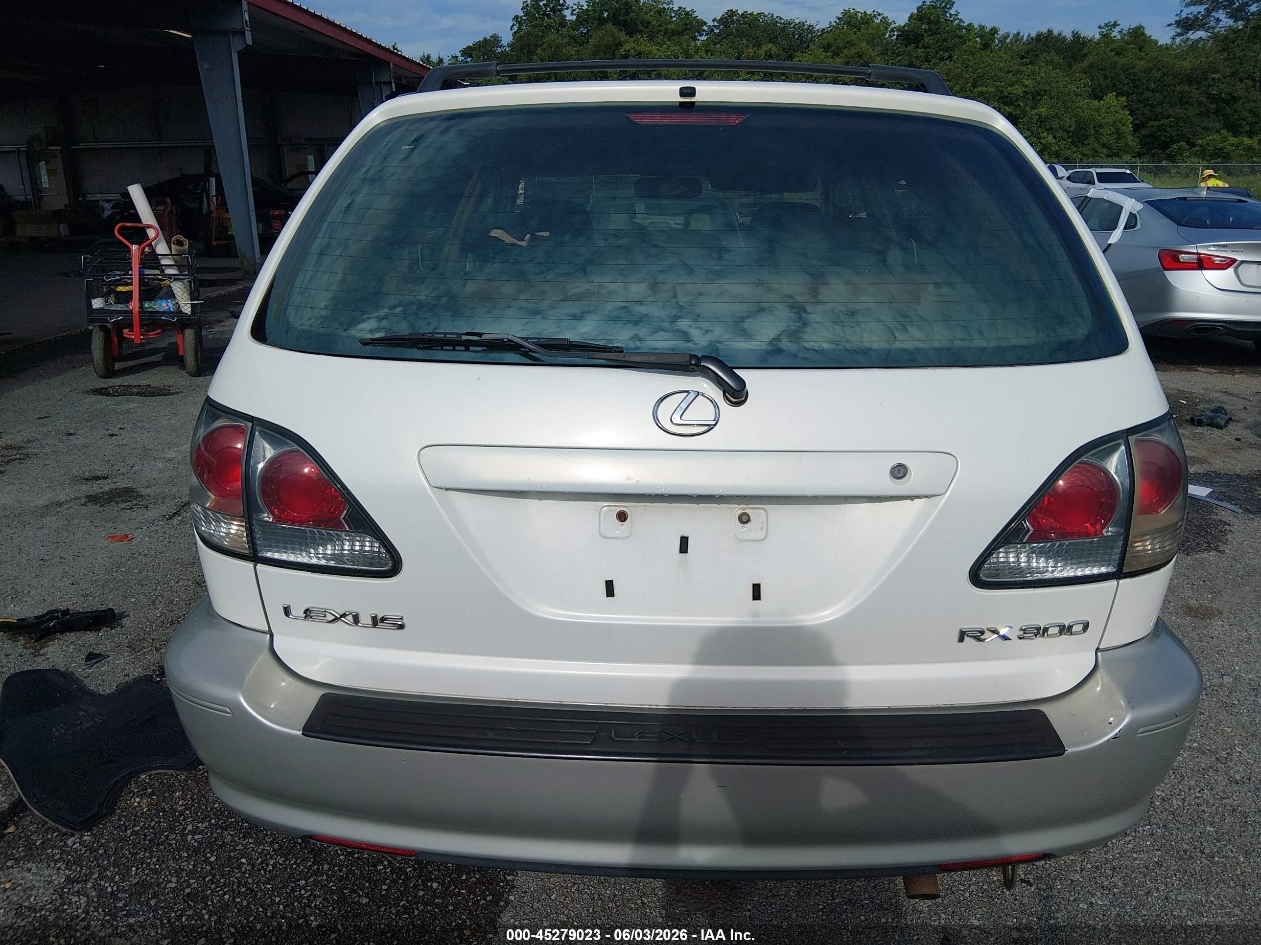 2003 Lexus Rx 300 White vin: JTJGF10UX30159017