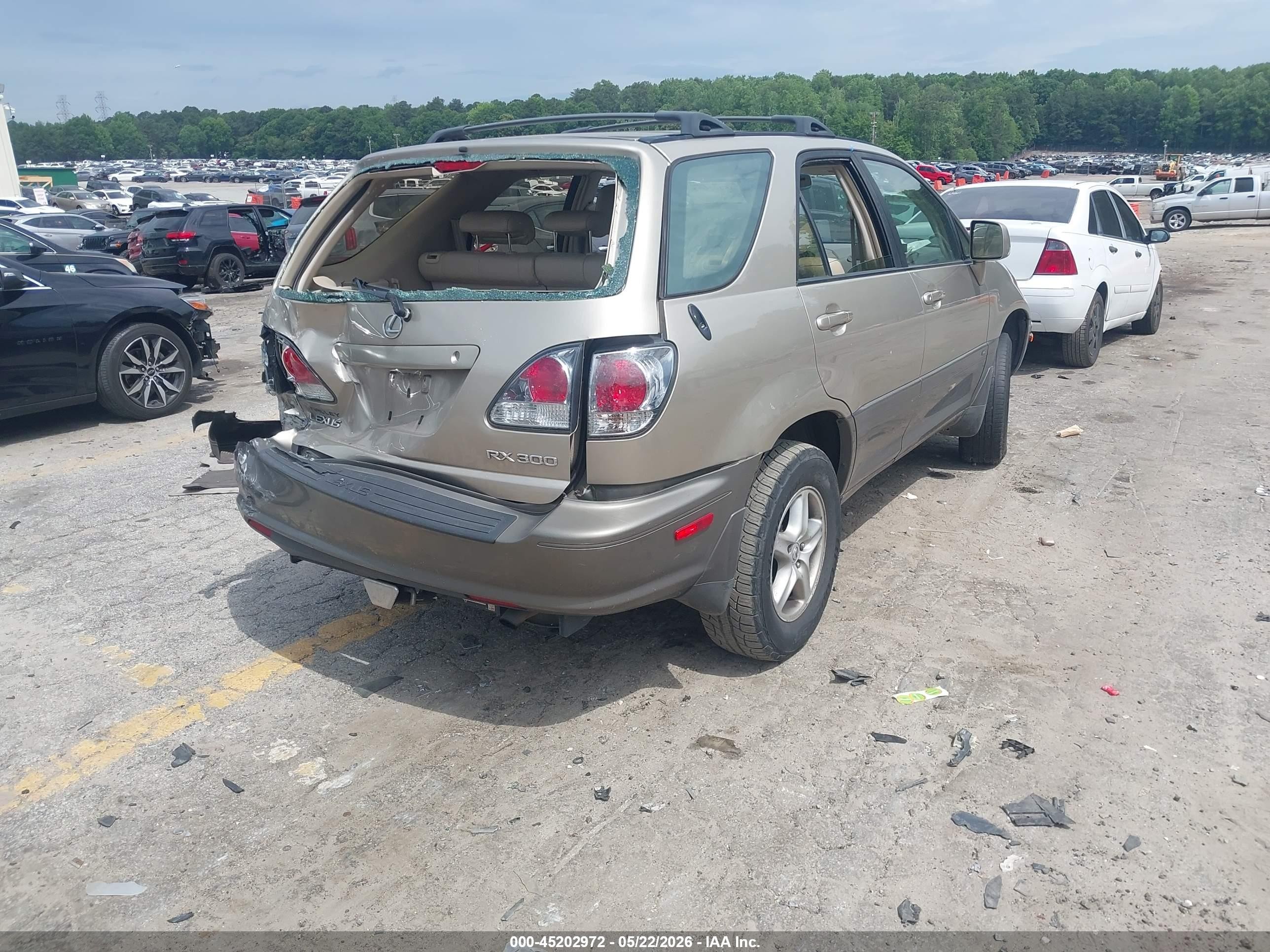 2003 Lexus Rx 300   Tan vin: JTJGF10UX30161530