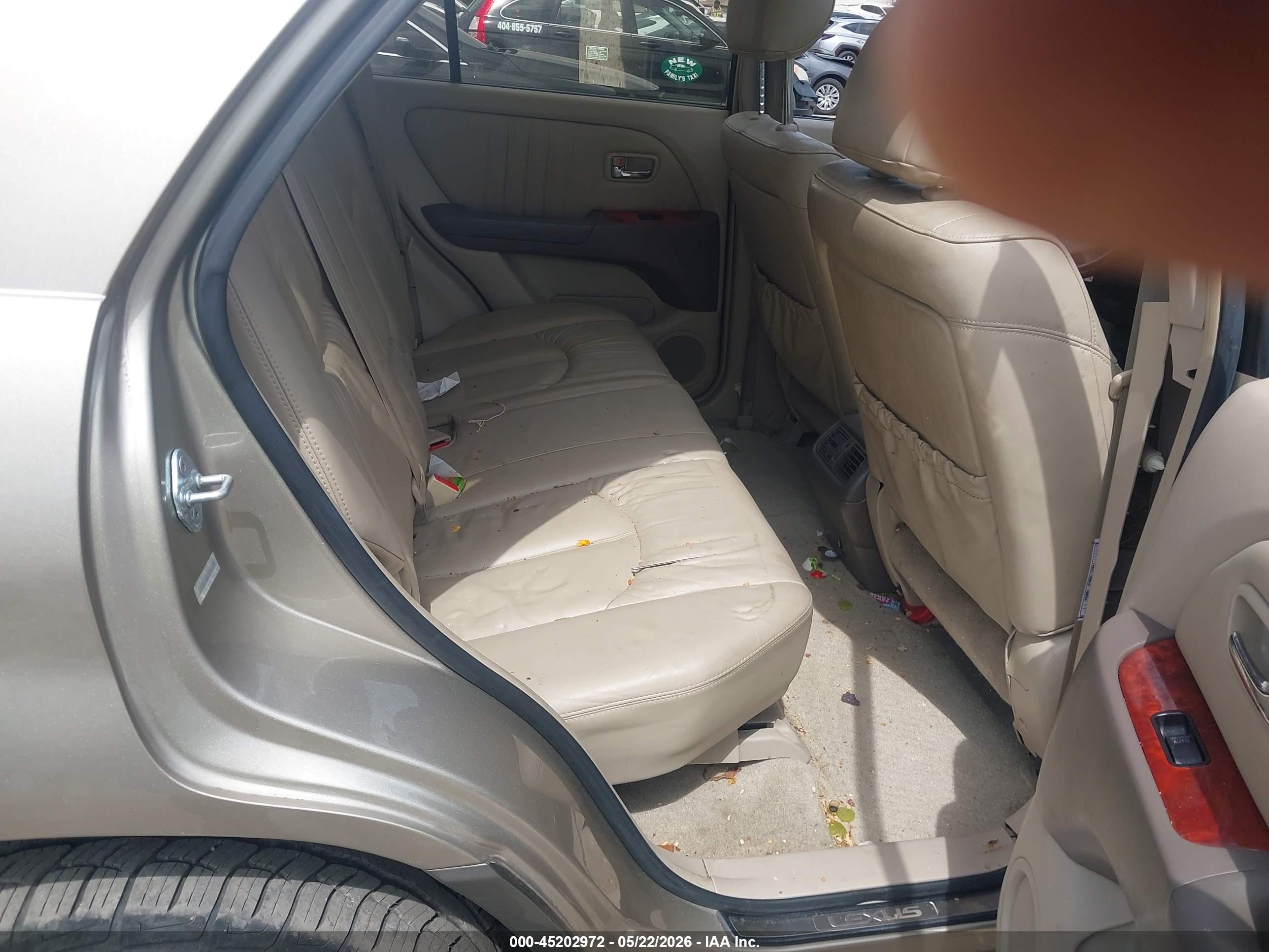 2003 Lexus Rx 300   Tan vin: JTJGF10UX30161530