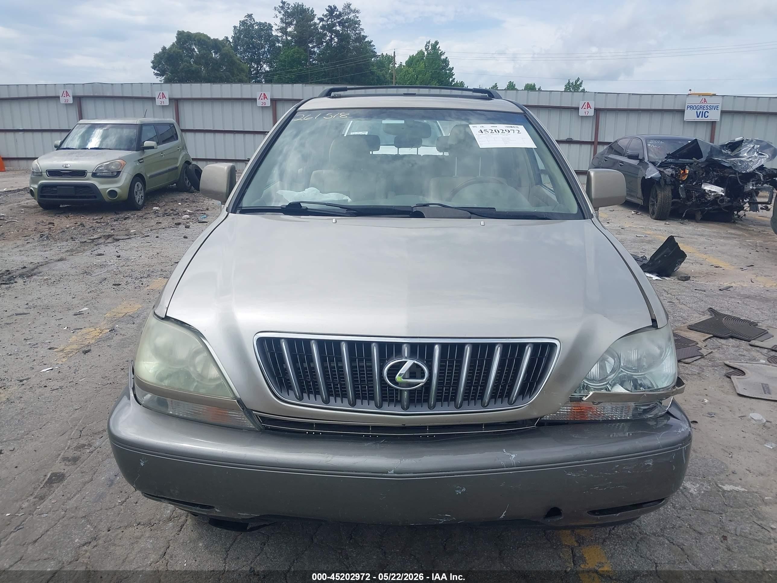 2003 Lexus Rx 300   Tan vin: JTJGF10UX30161530