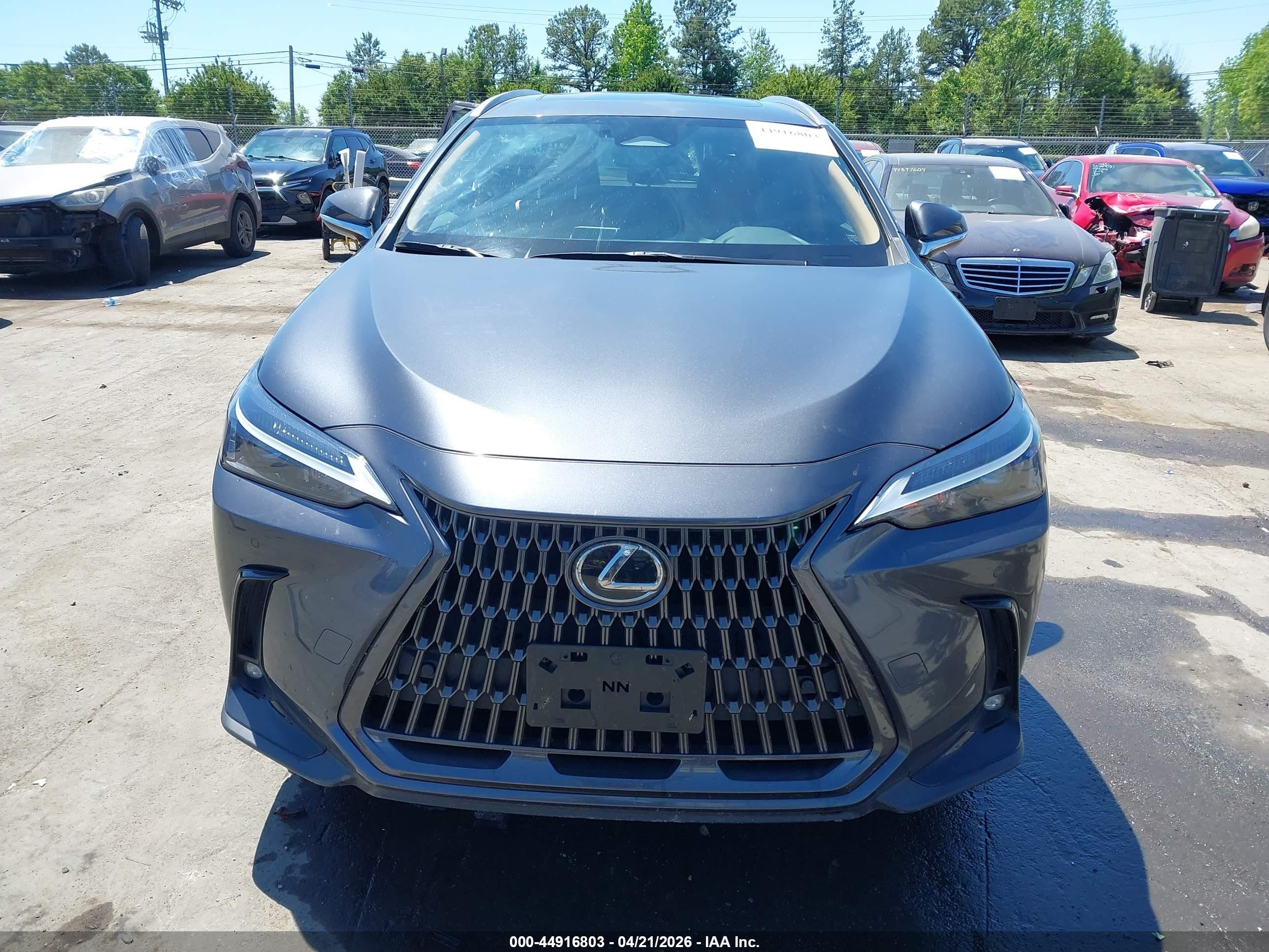 2022 Lexus Nx 350 Premium Gray vin: JTJGGCEZ4N5000593