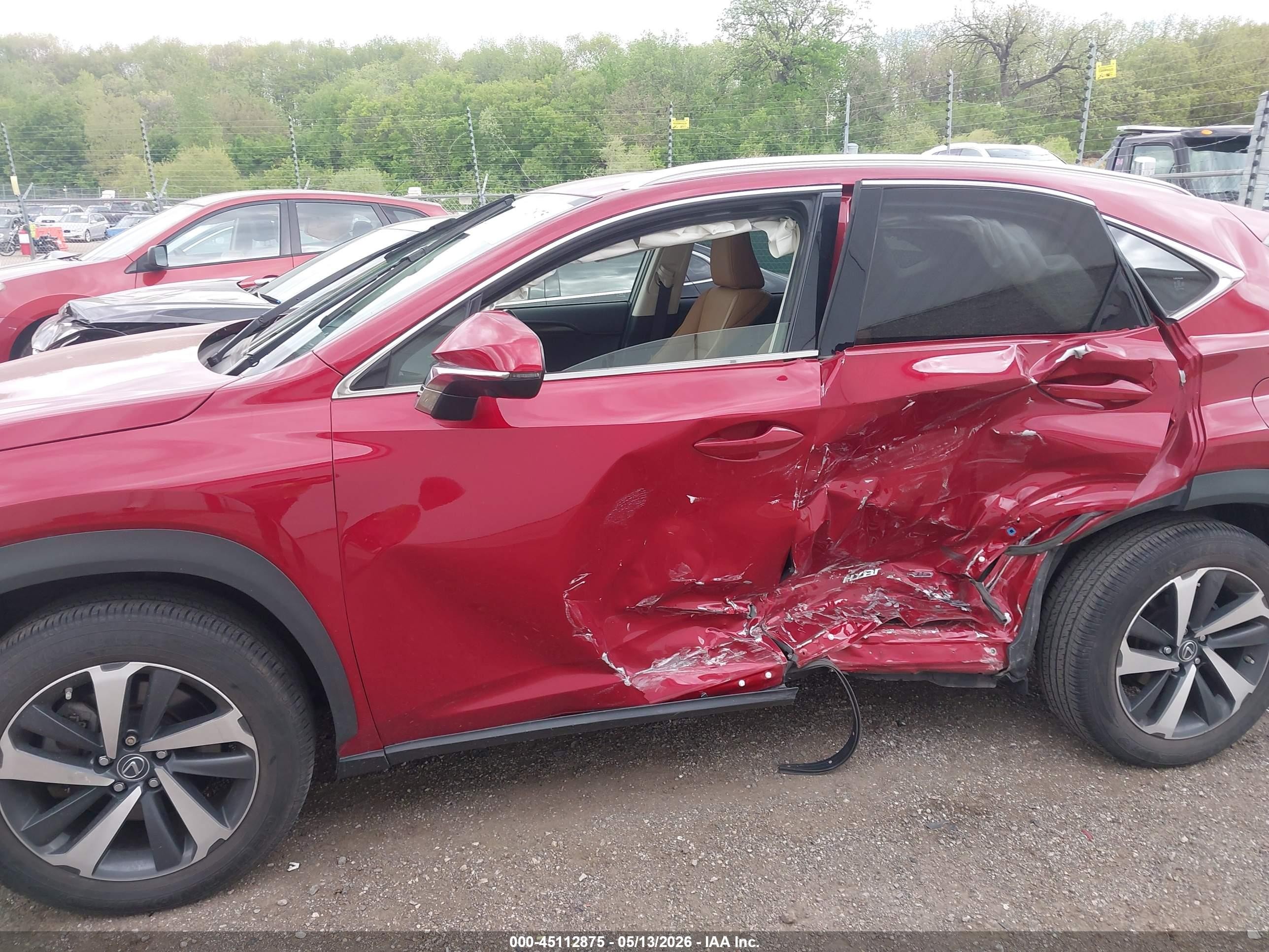 2021 Lexus Nx 300h   Red vin: JTJGJRDZ5M5014166