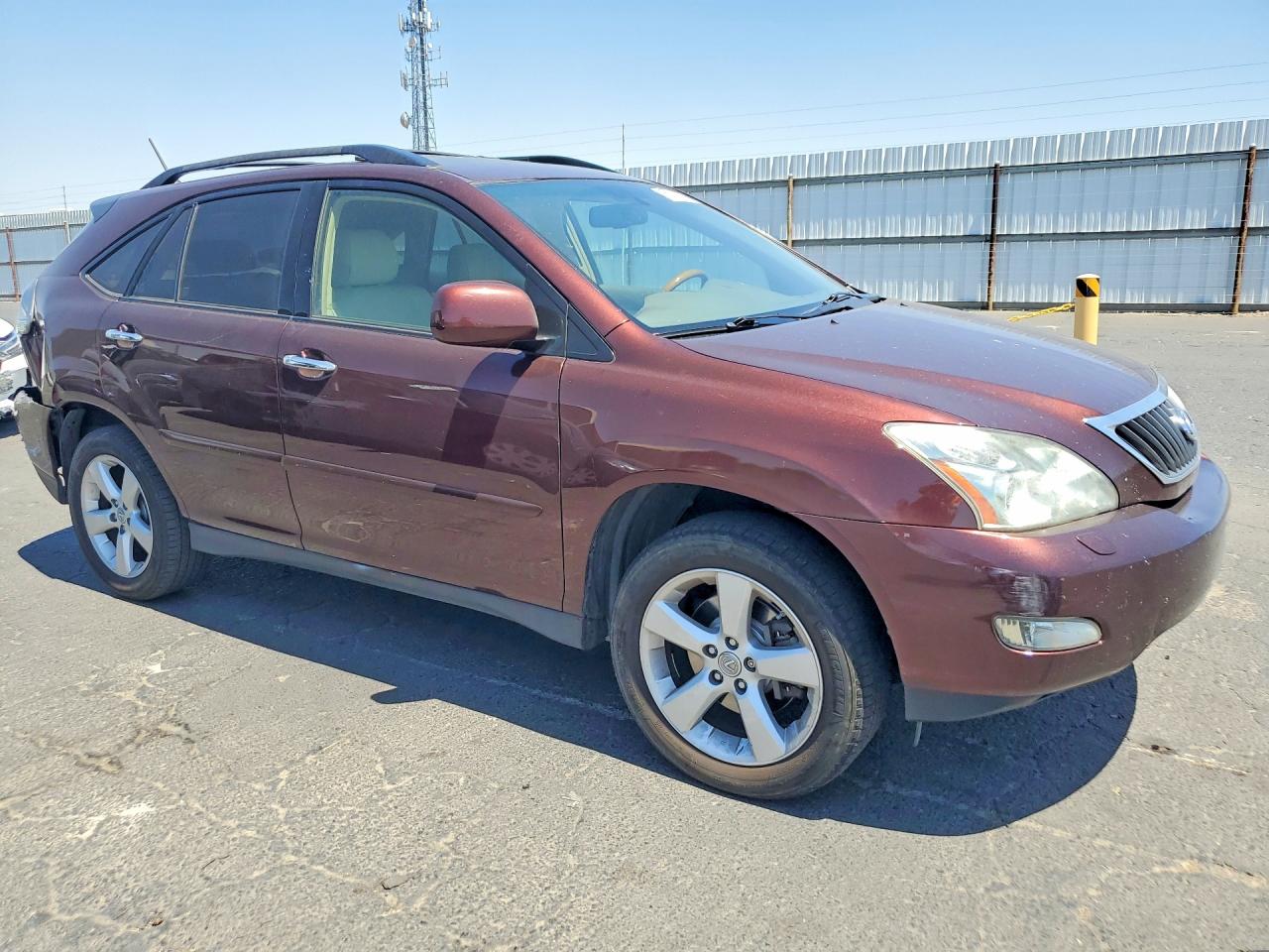 2008 Lexus Rx 350 Maroon vin: JTJGK31U089851733