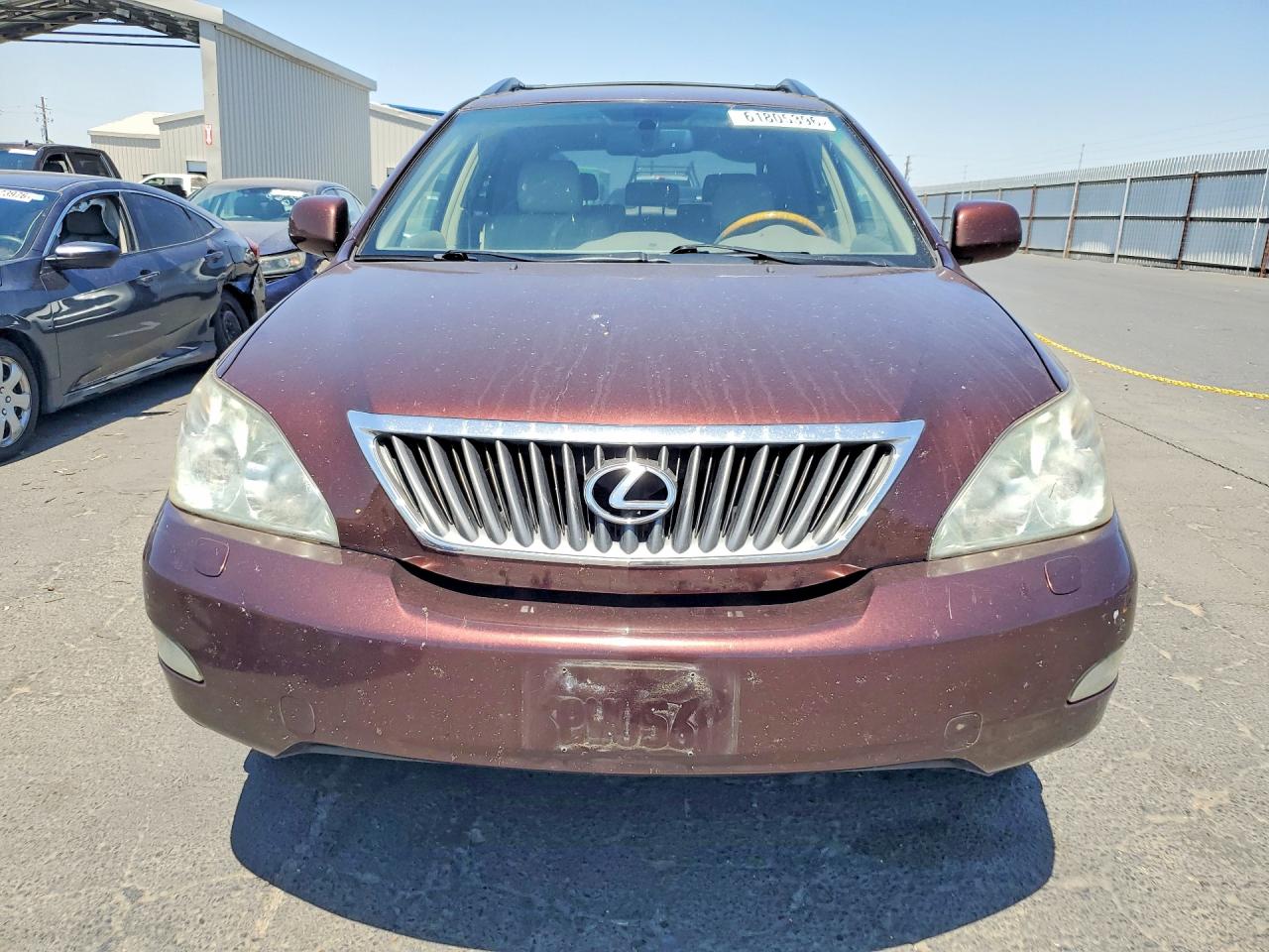 2008 Lexus Rx 350 Maroon vin: JTJGK31U089851733