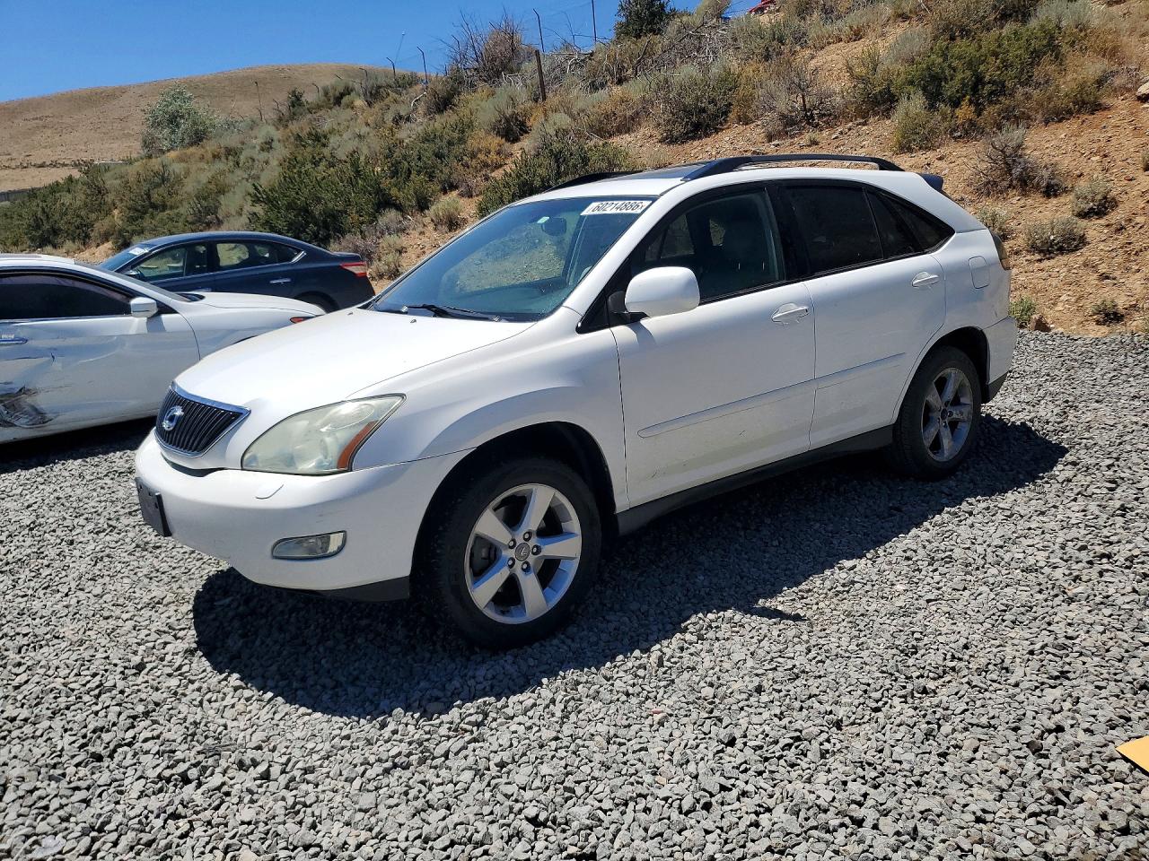 2007 Lexus Rx 350 White vin: JTJGK31U170006098