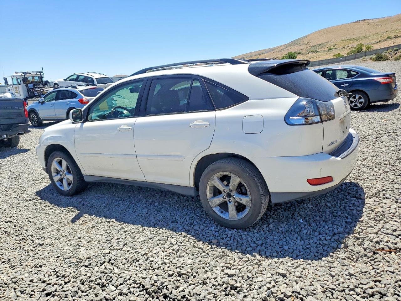2007 Lexus Rx 350 White vin: JTJGK31U170006098