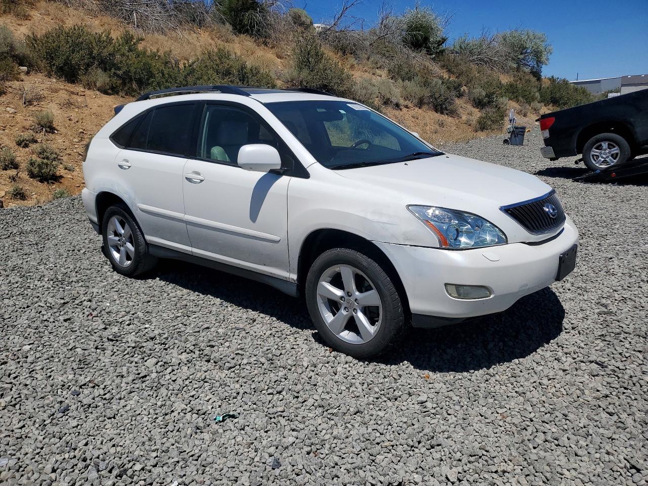 2007 Lexus Rx 350 White vin: JTJGK31U170006098