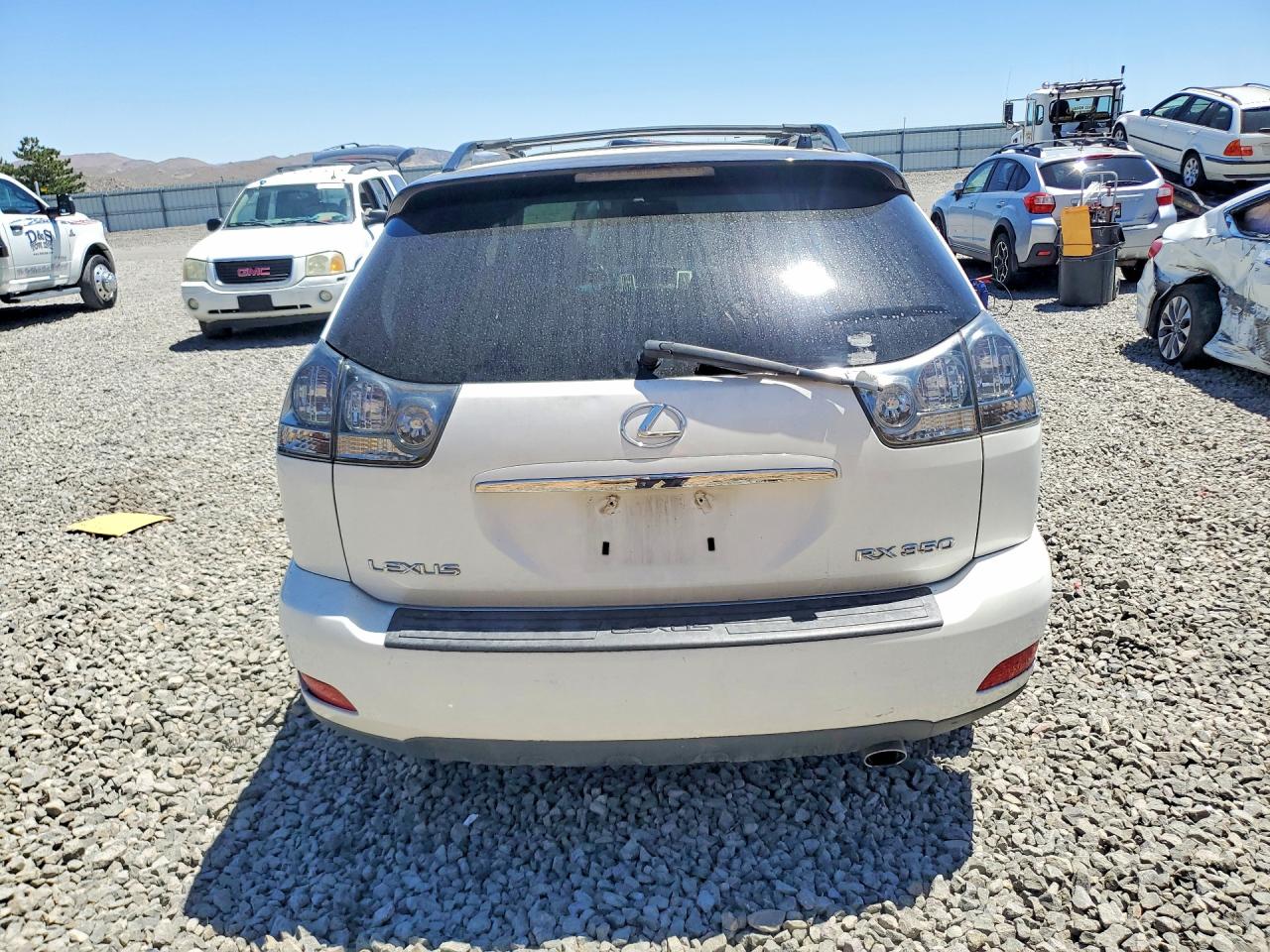 2007 Lexus Rx 350 White vin: JTJGK31U170006098