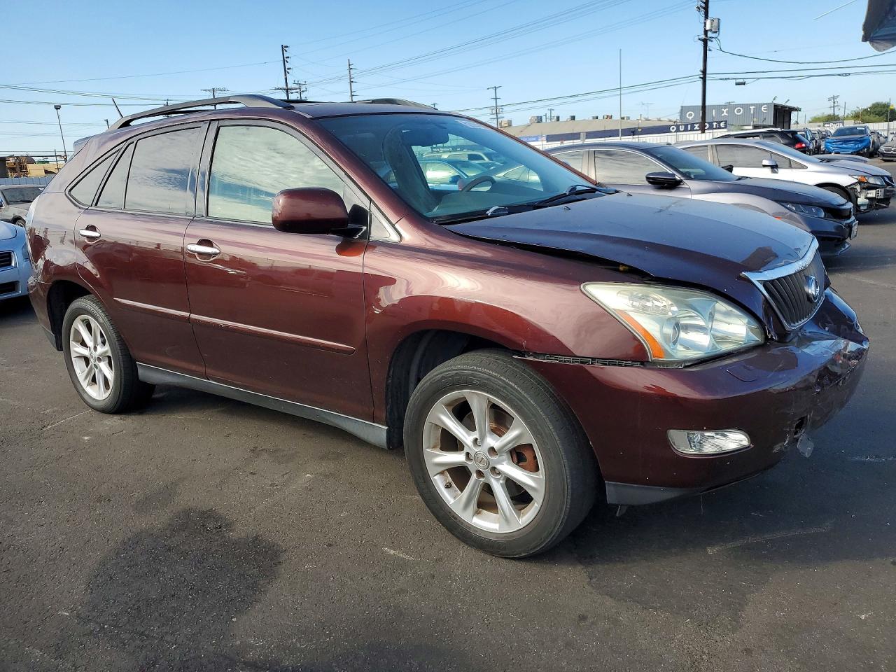 2009 Lexus Rx 350 Maroon vin: JTJGK31U199852262