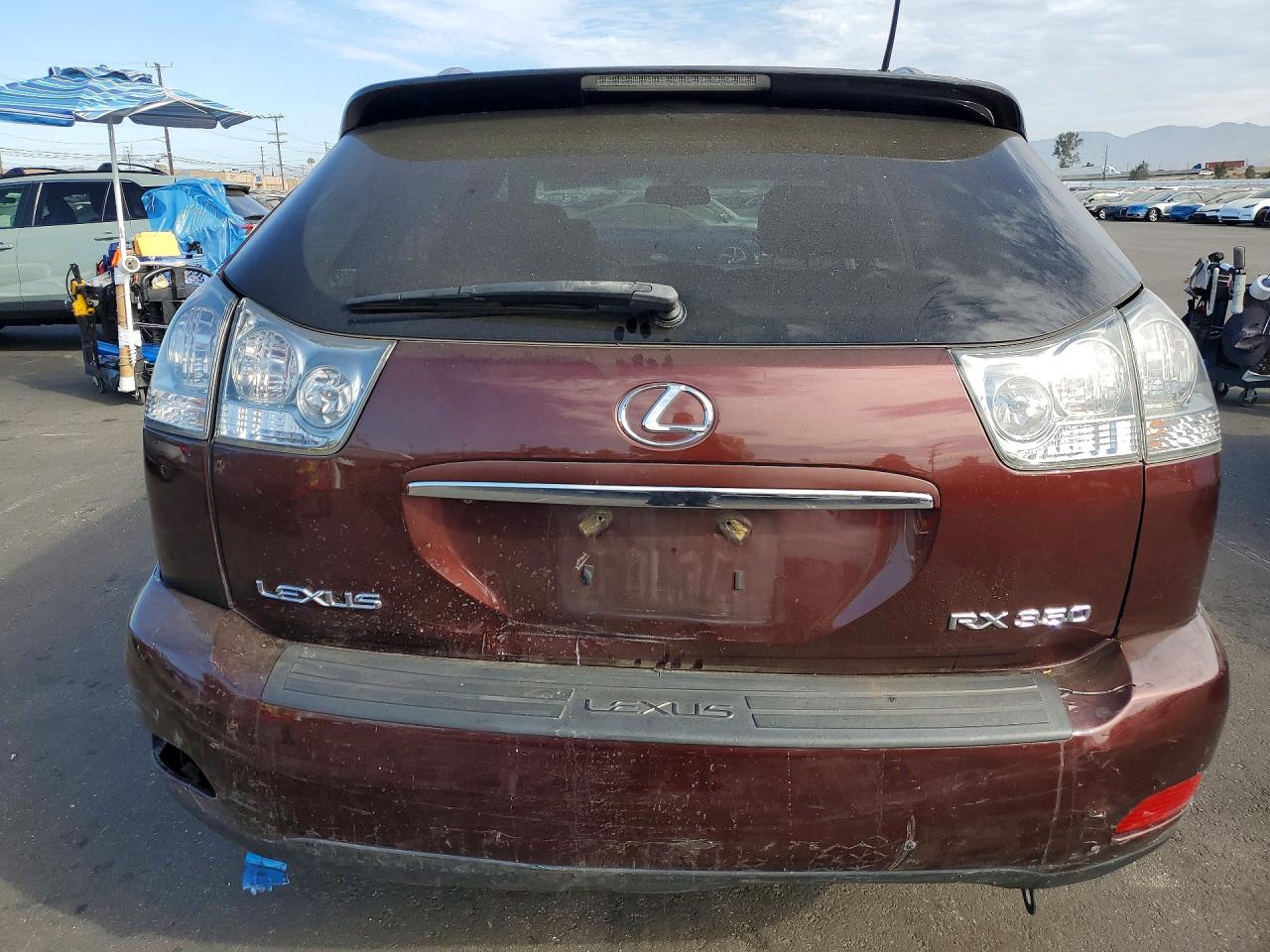 2009 Lexus Rx 350 Maroon vin: JTJGK31U199852262