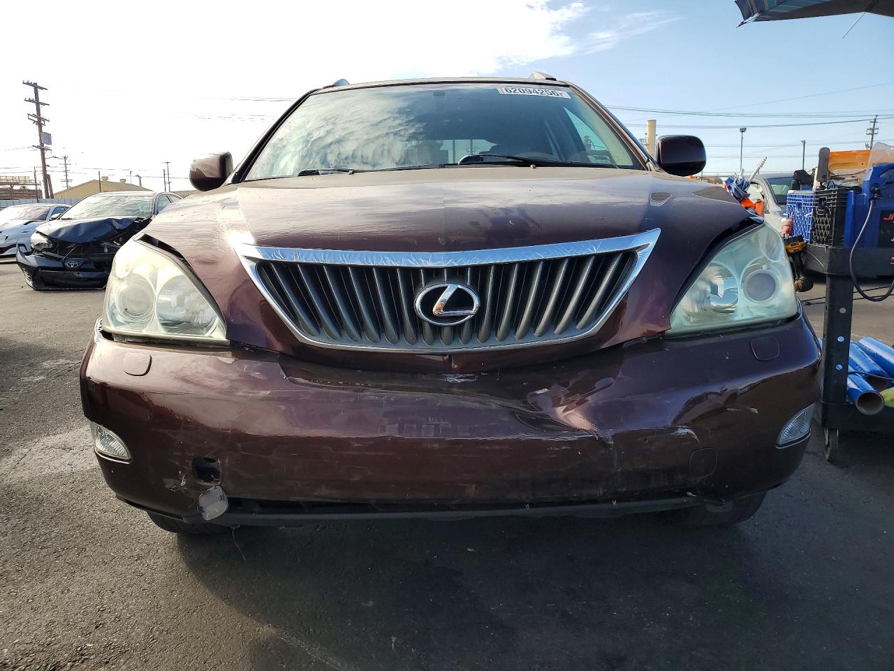 2009 Lexus Rx 350 Maroon vin: JTJGK31U199852262