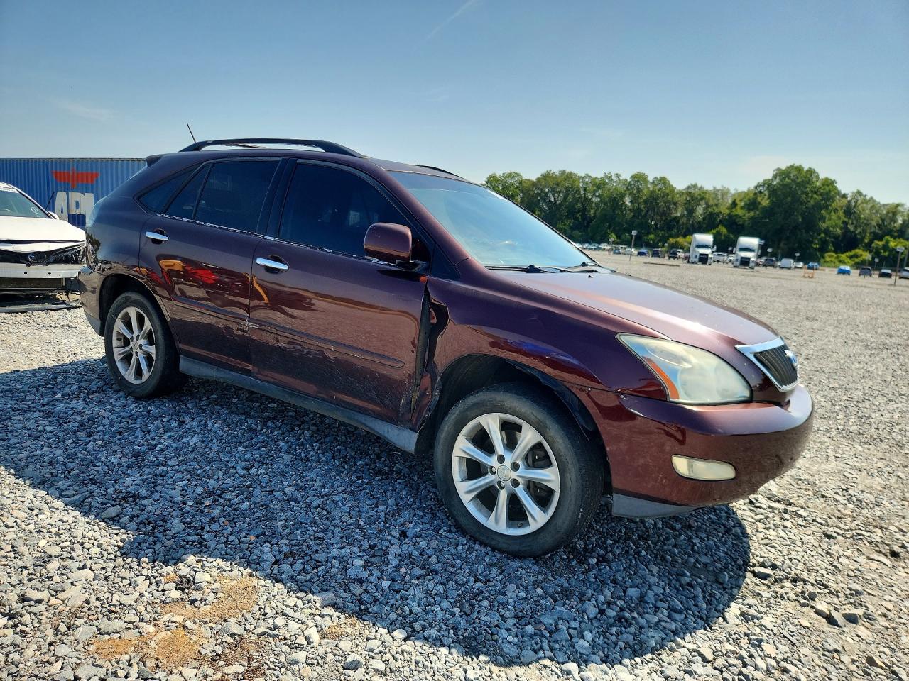2009 Lexus Rx 350 Maroon vin: JTJGK31U290015959