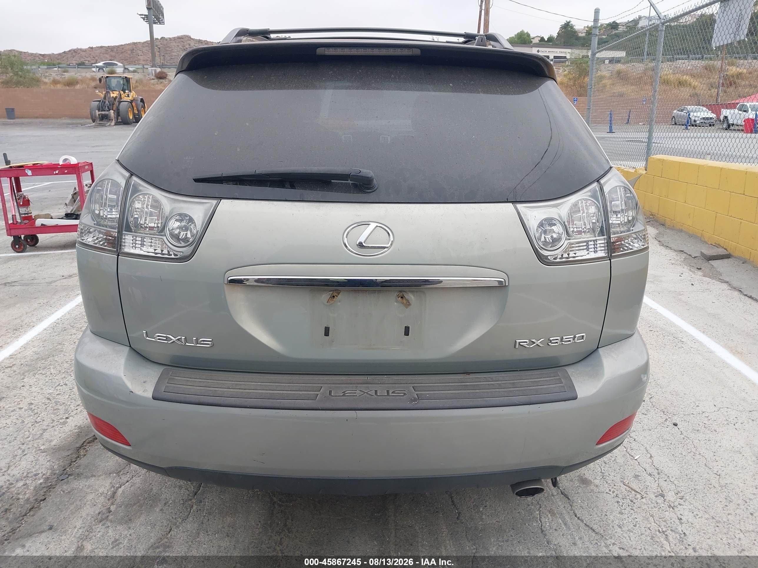 2007 Lexus Rx 350   Silver vin: JTJGK31U370006264