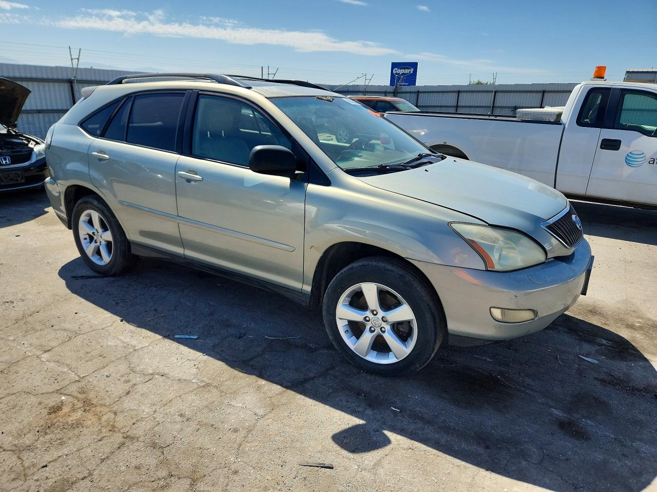 2007 Lexus Rx 350 Silver vin: JTJGK31U470010257