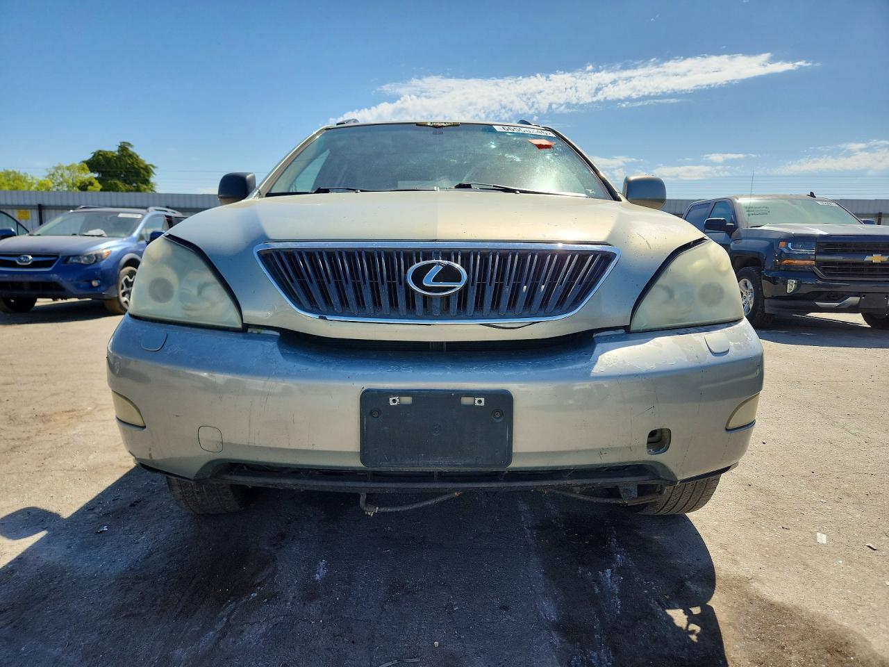 2007 Lexus Rx 350 Silver vin: JTJGK31U470010257