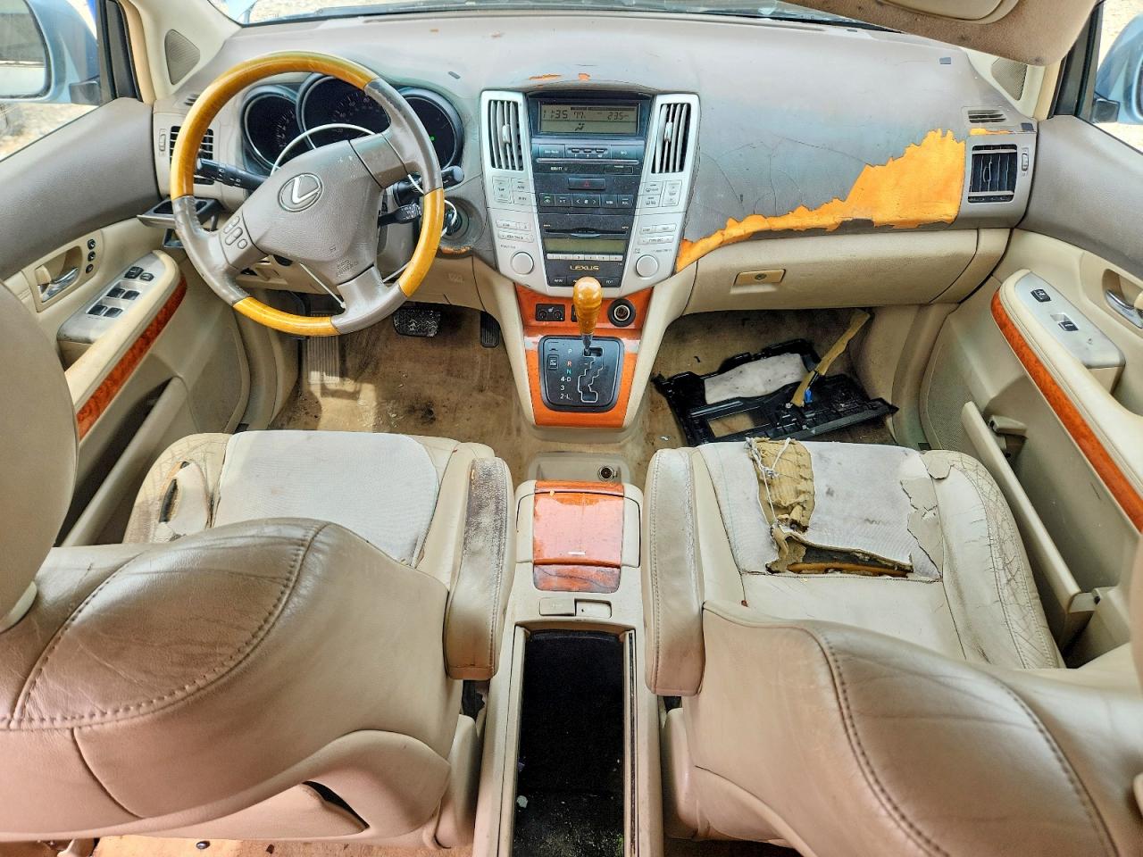 2007 Lexus Rx 350 Blue vin: JTJGK31U570009067