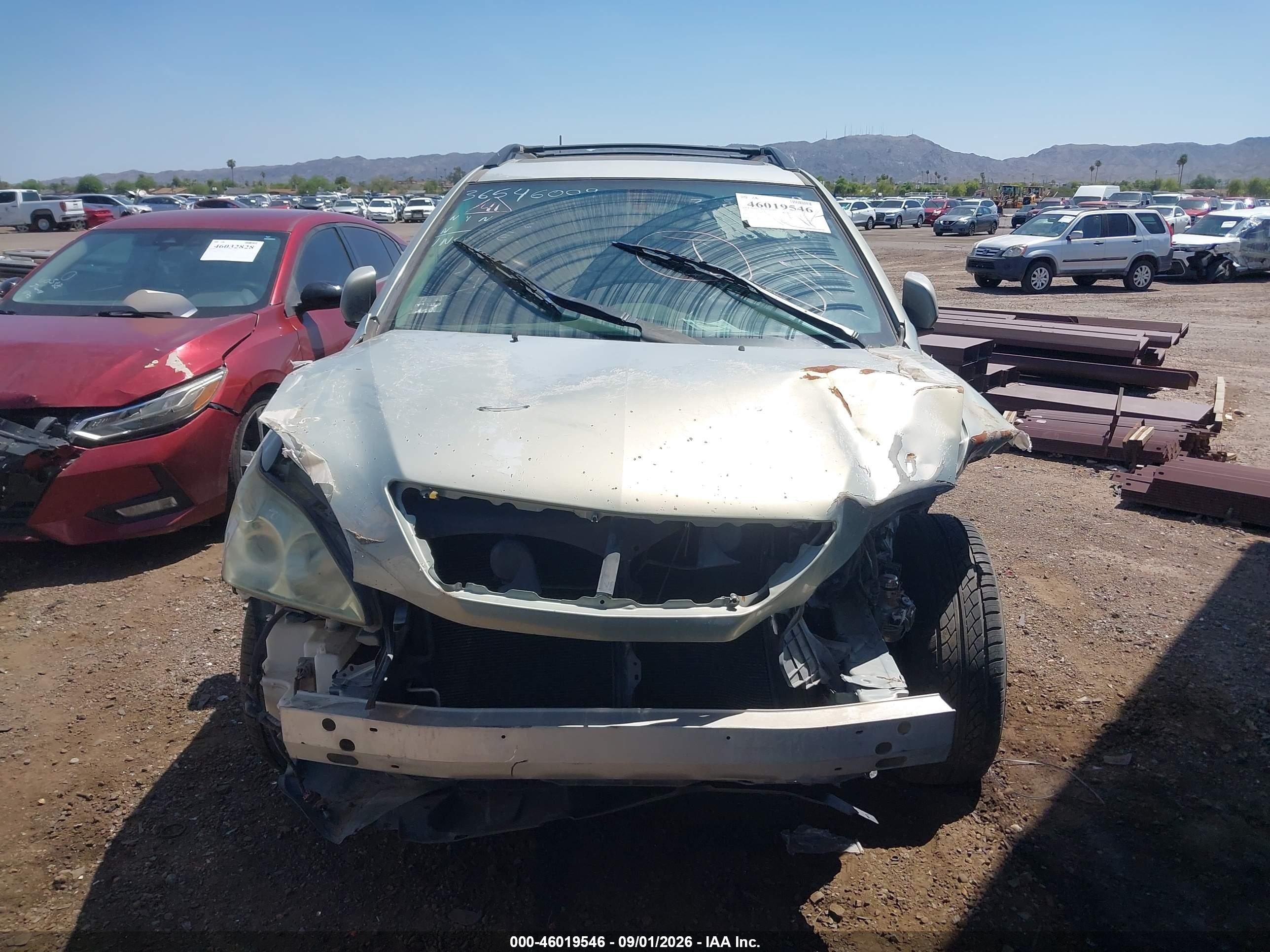 2007 Lexus Rx 350   Light Blue vin: JTJGK31U670003374