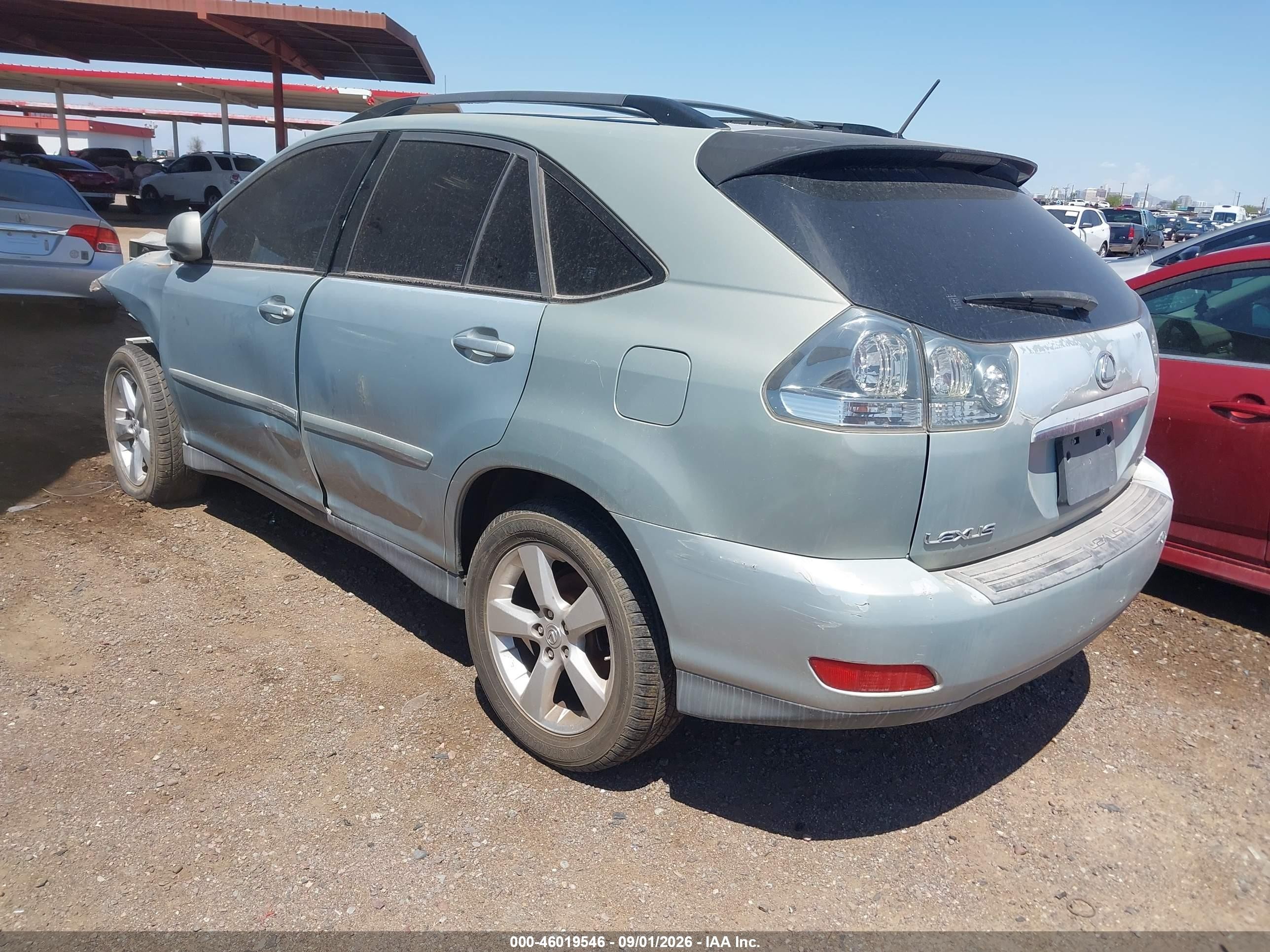 2007 Lexus Rx 350   Light Blue vin: JTJGK31U670003374