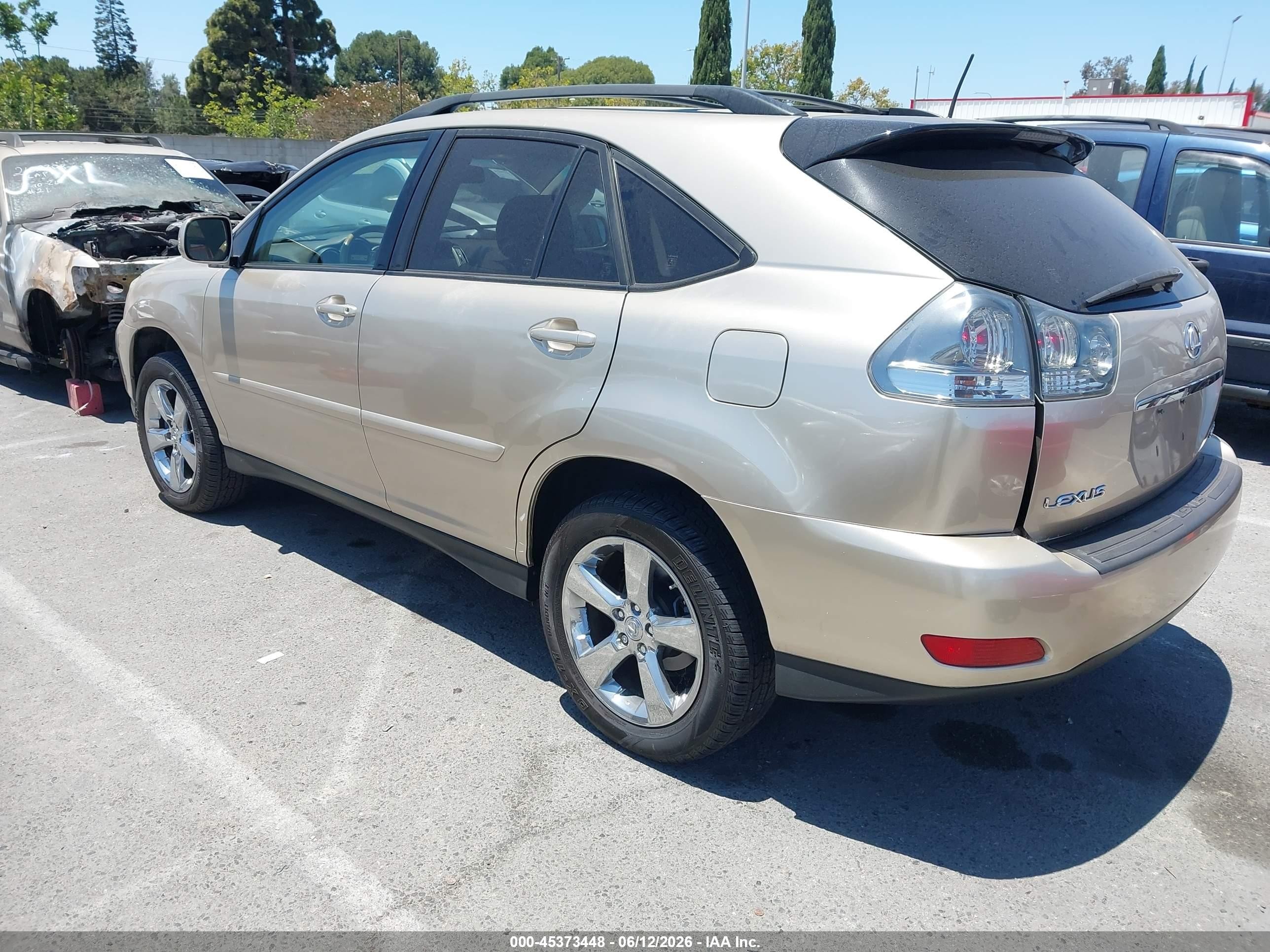 2007 Lexus Rx 350   Beige vin: JTJGK31U670006064