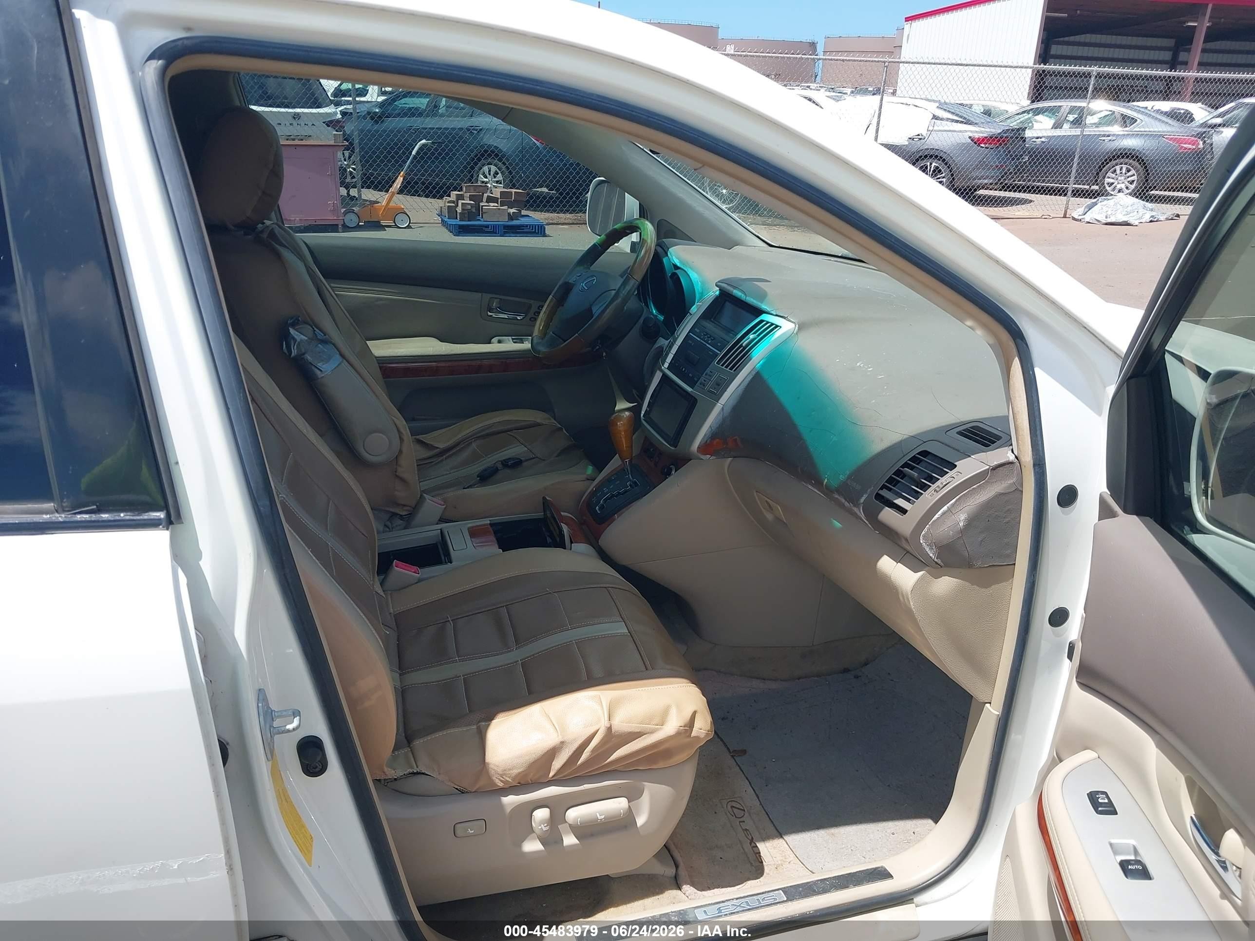2007 Lexus Rx 350   Белый vin: JTJGK31U670008493