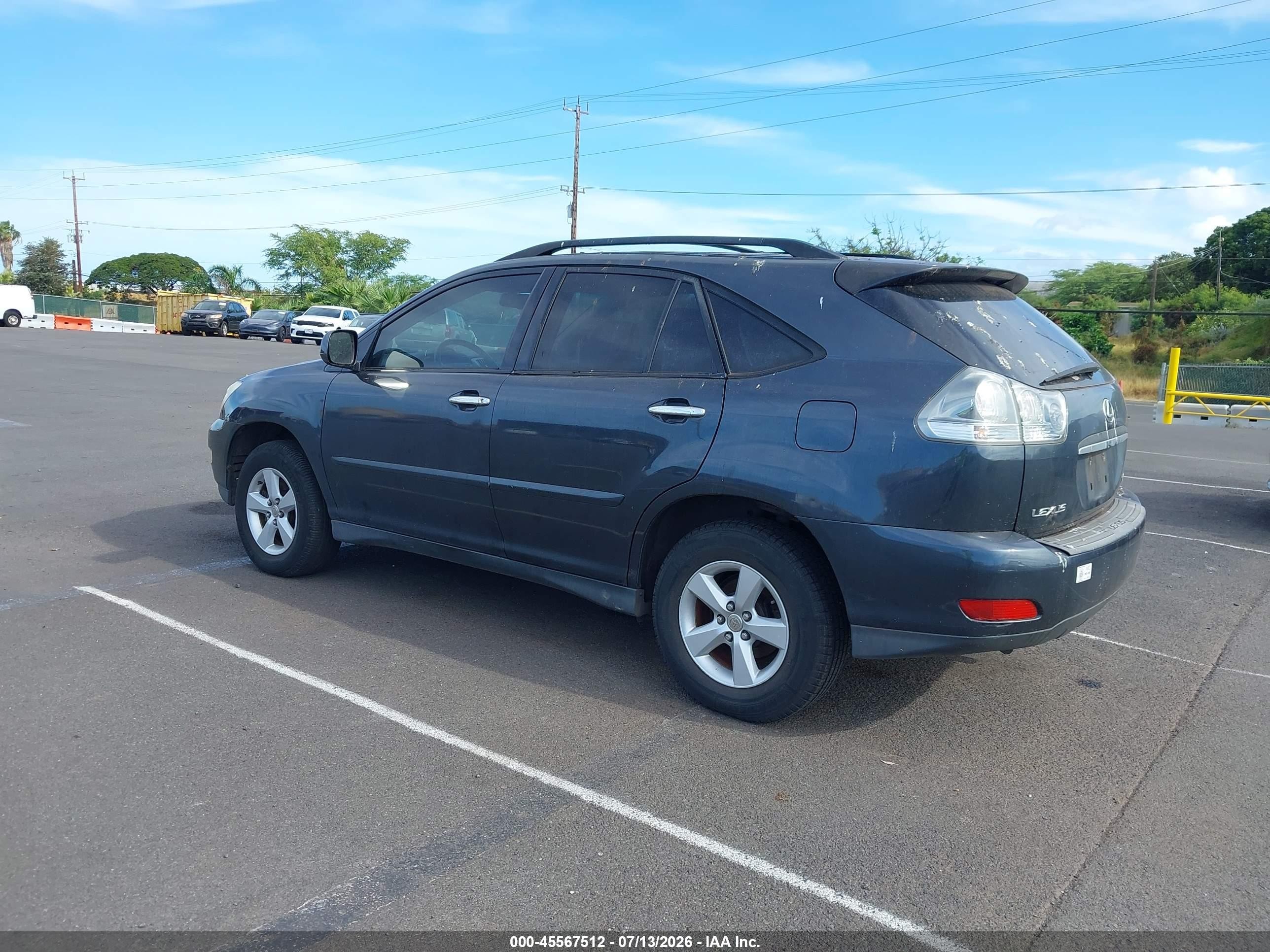2008 Lexus Rx 350   Black vin: JTJGK31U780010478