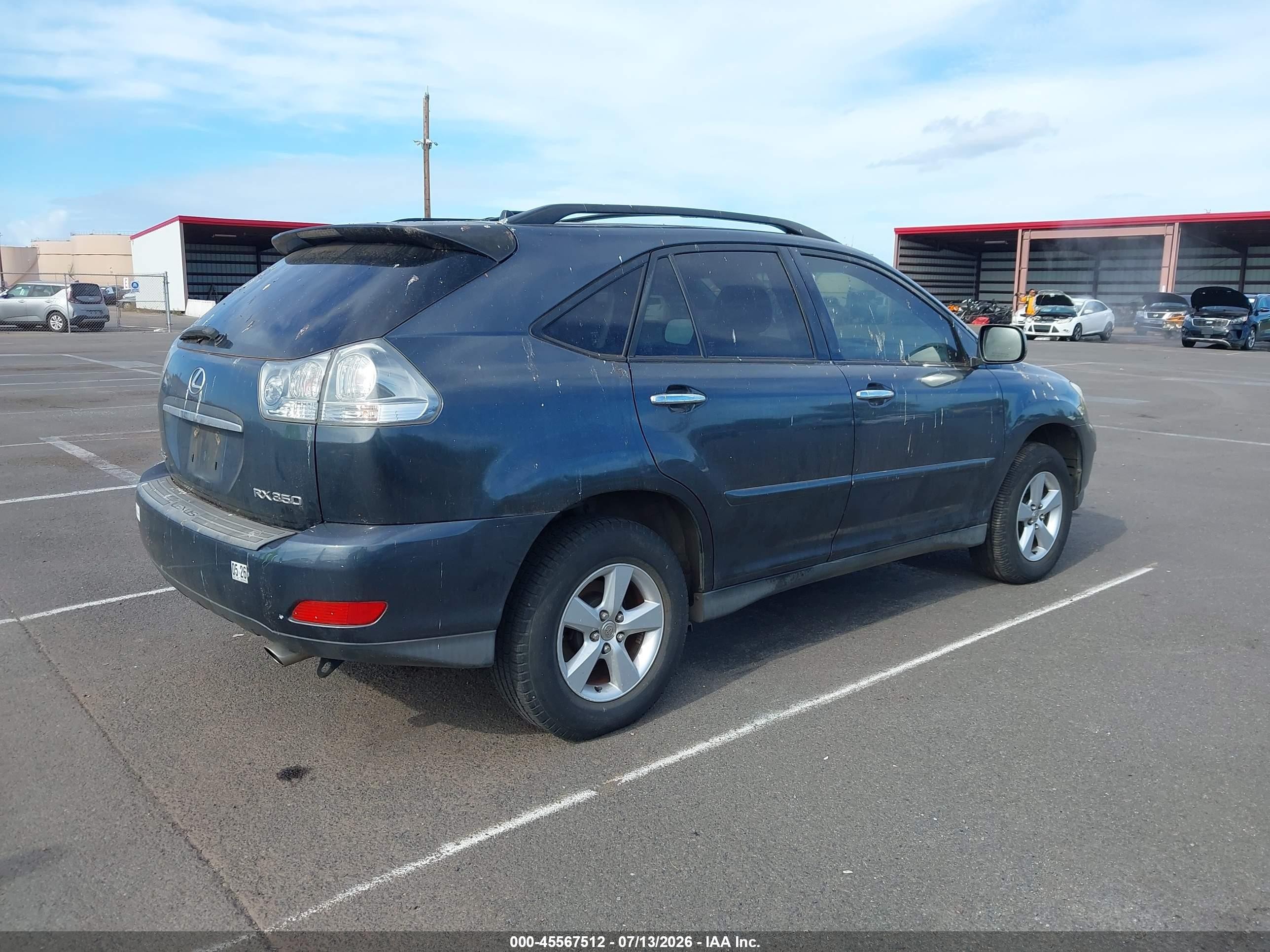 2008 Lexus Rx 350   Black vin: JTJGK31U780010478