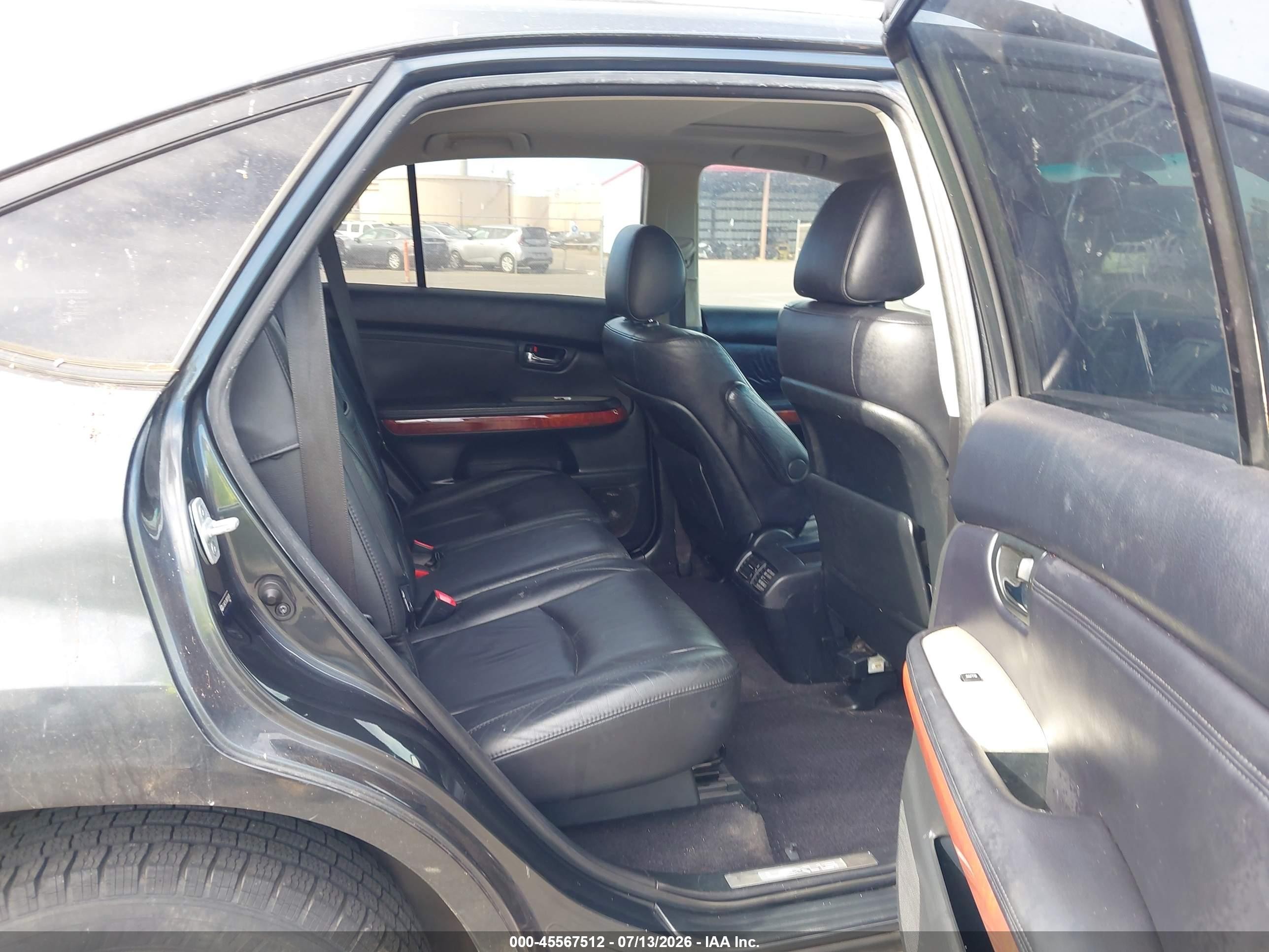2008 Lexus Rx 350   Black vin: JTJGK31U780010478