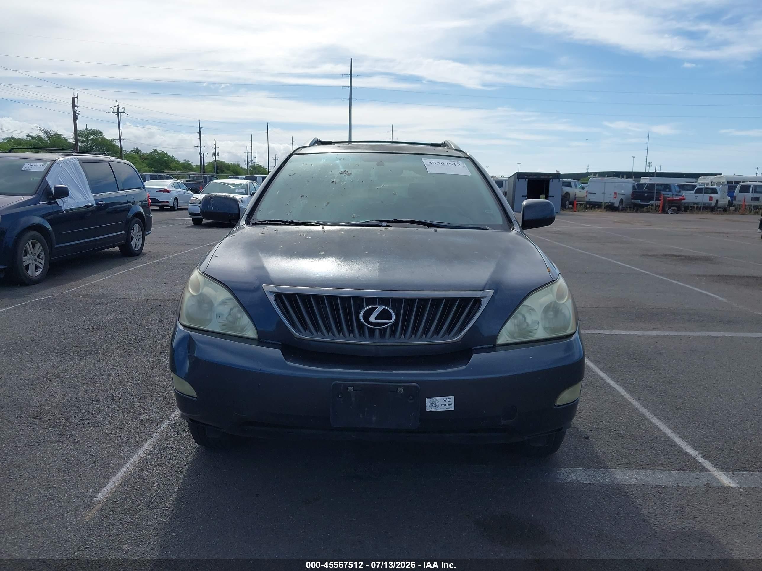 2008 Lexus Rx 350   Black vin: JTJGK31U780010478