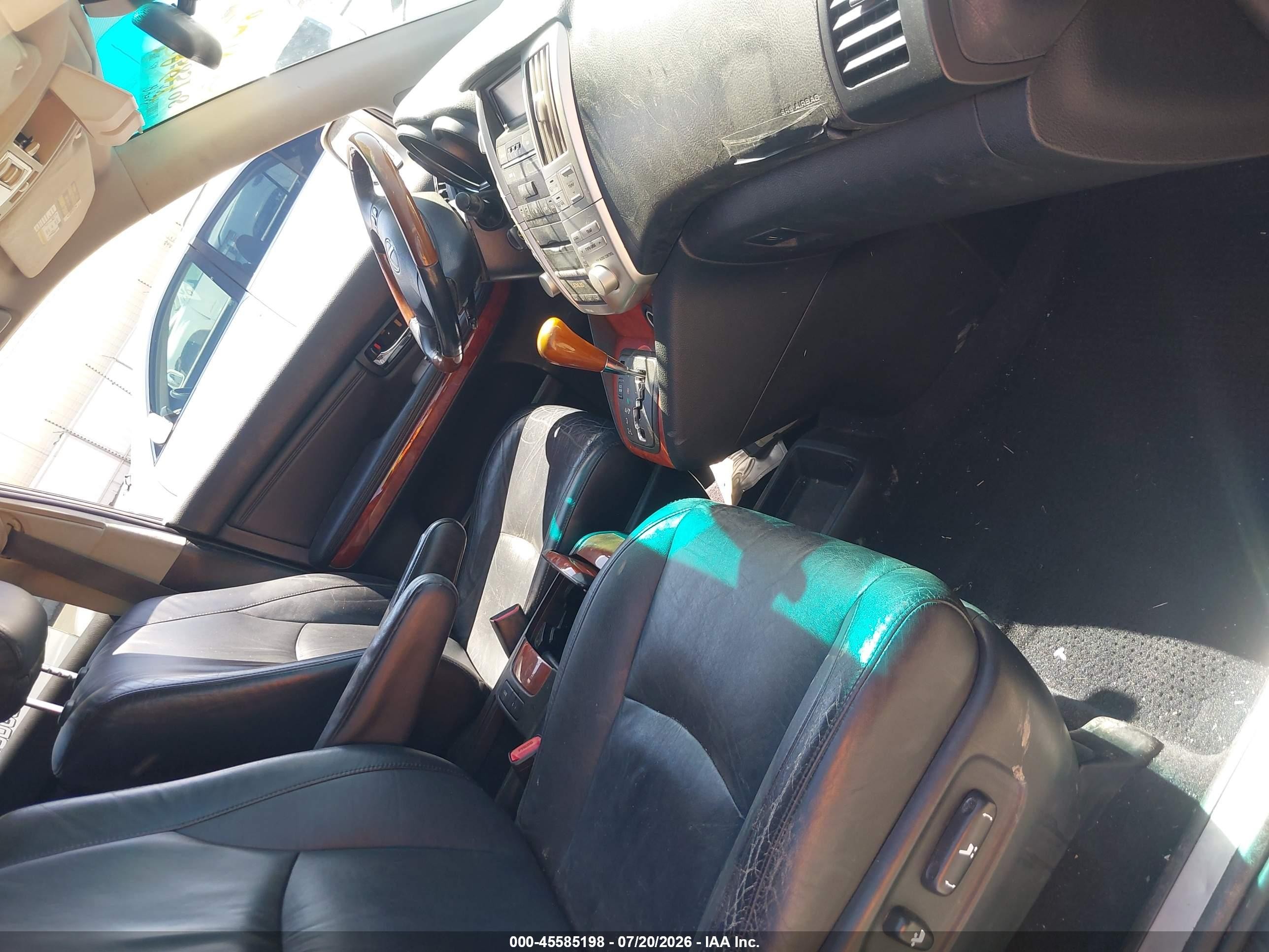 2007 Lexus Rx 350   Silver vin: JTJGK31U870003408