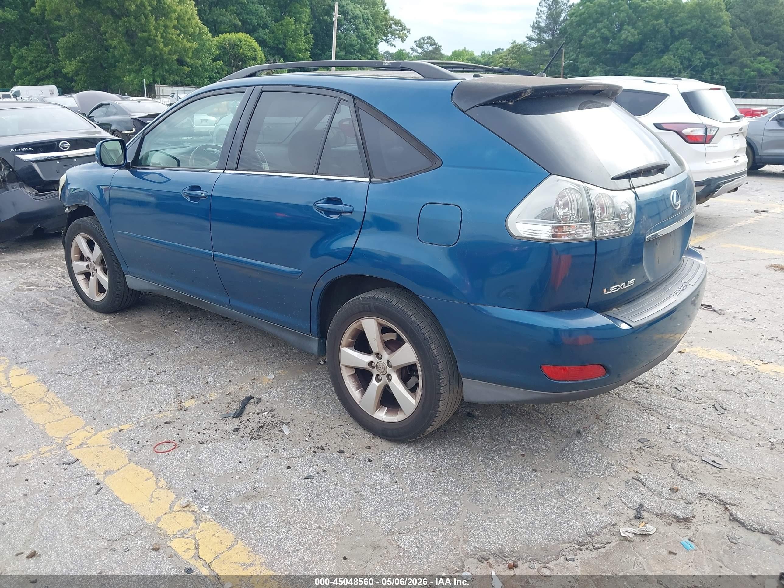 2007 Lexus Rx 350 Синий vin: JTJGK31U970001795