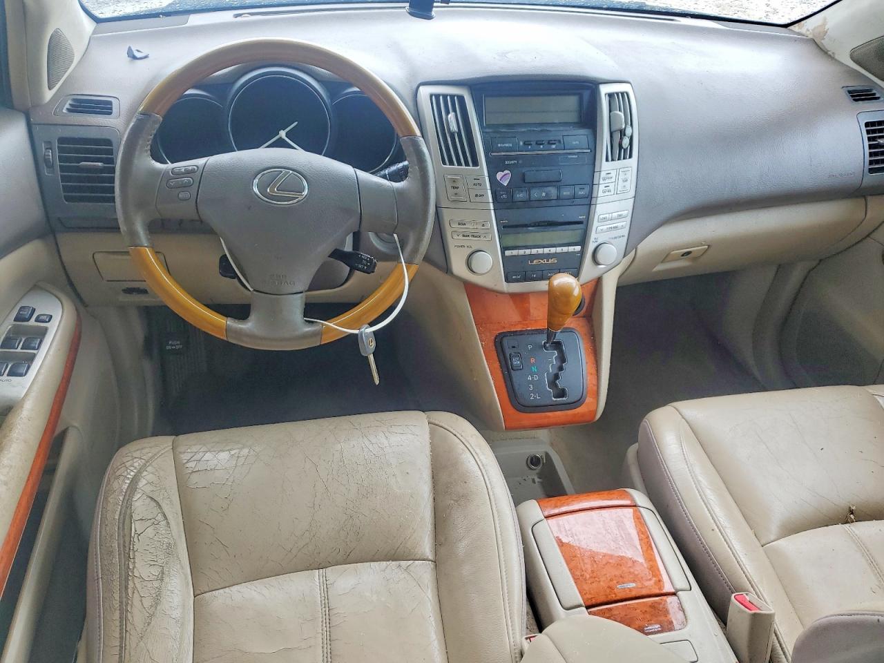 2008 Lexus Rx 350 White vin: JTJGK31U989851164
