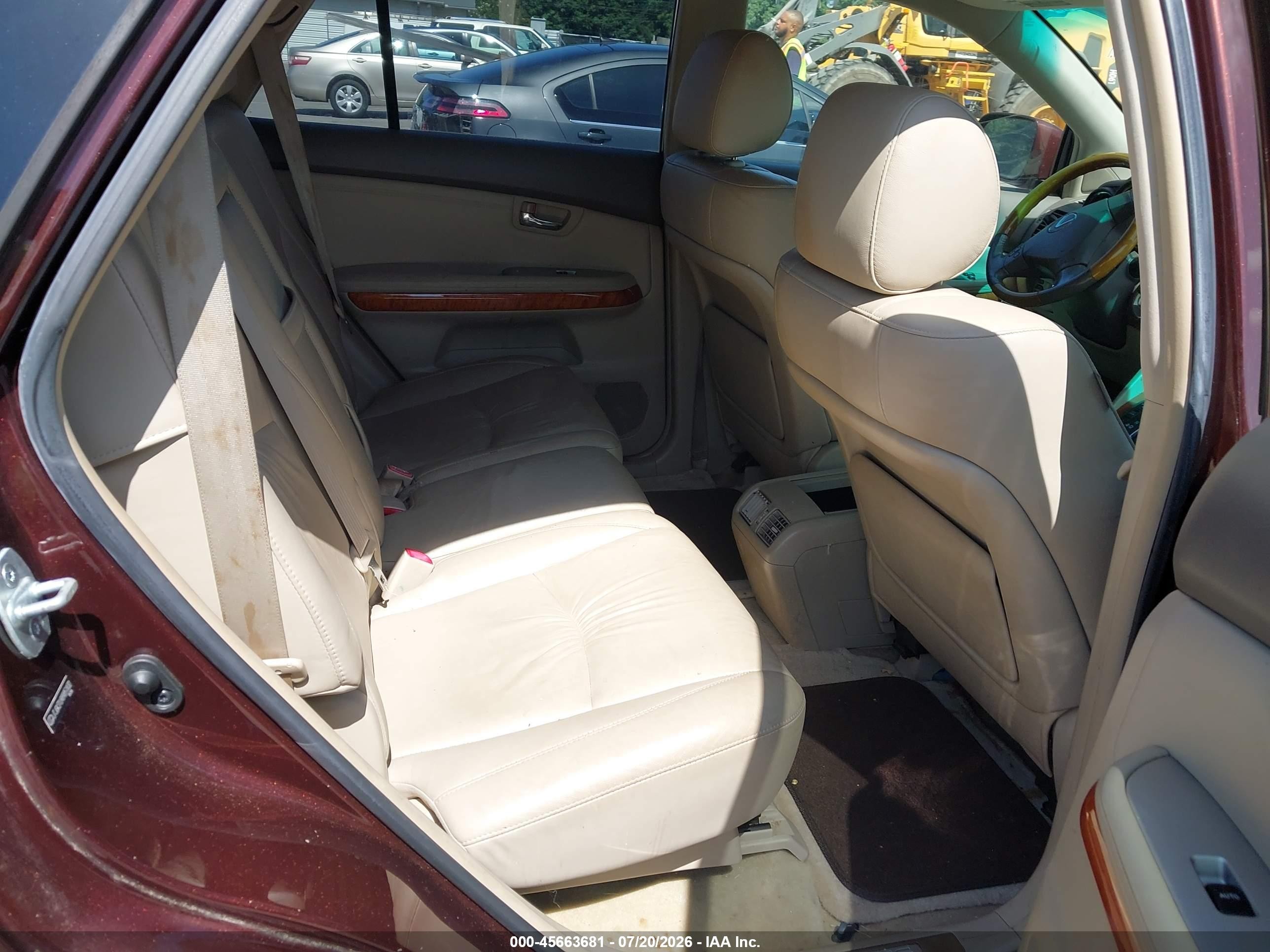 2008 Lexus Rx 350   Burgundy vin: JTJGK31U989851830