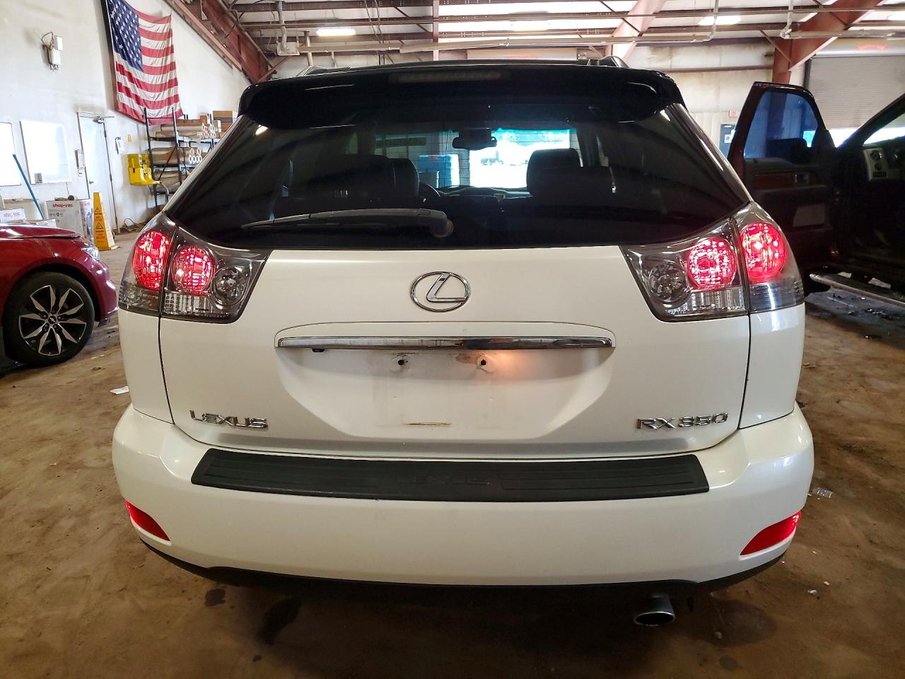 2007 Lexus Rx 350 White vin: JTJGK31UX70002406