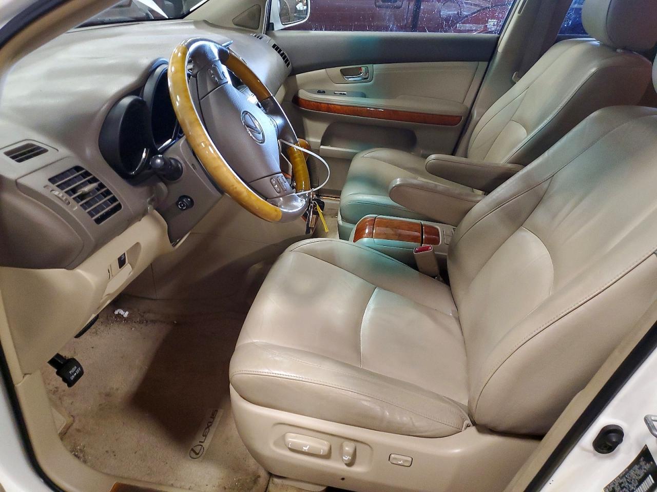 2007 Lexus Rx 350 White vin: JTJGK31UX70002406
