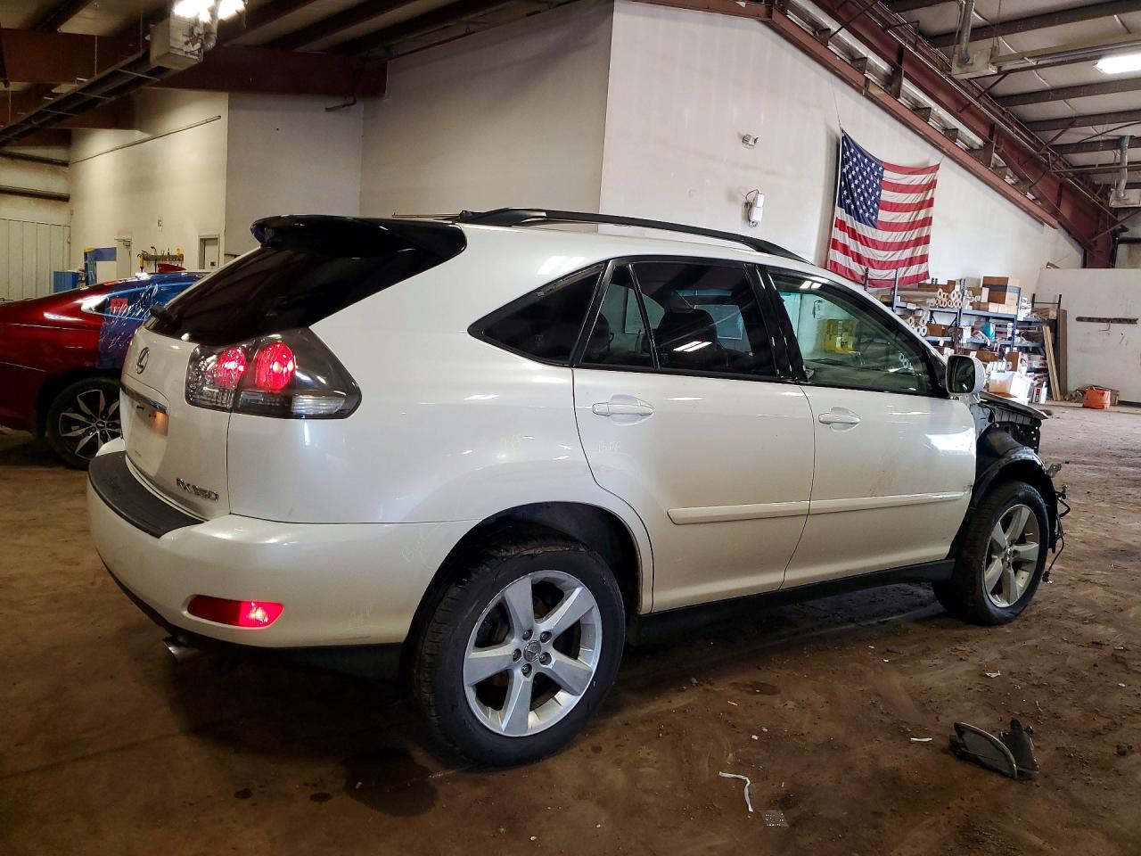 2007 Lexus Rx 350 White vin: JTJGK31UX70002406