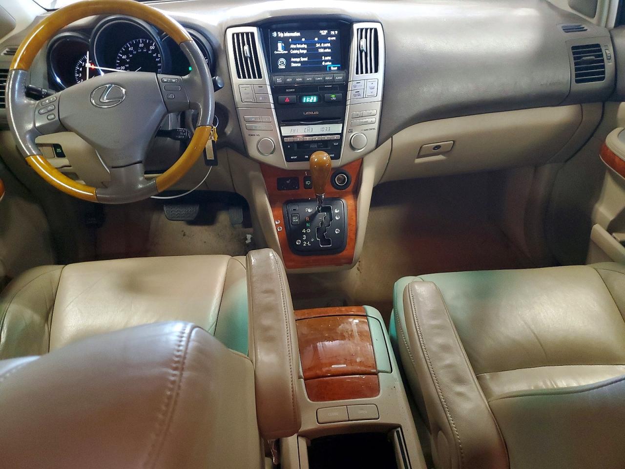 2007 Lexus Rx 350 White vin: JTJGK31UX70002406