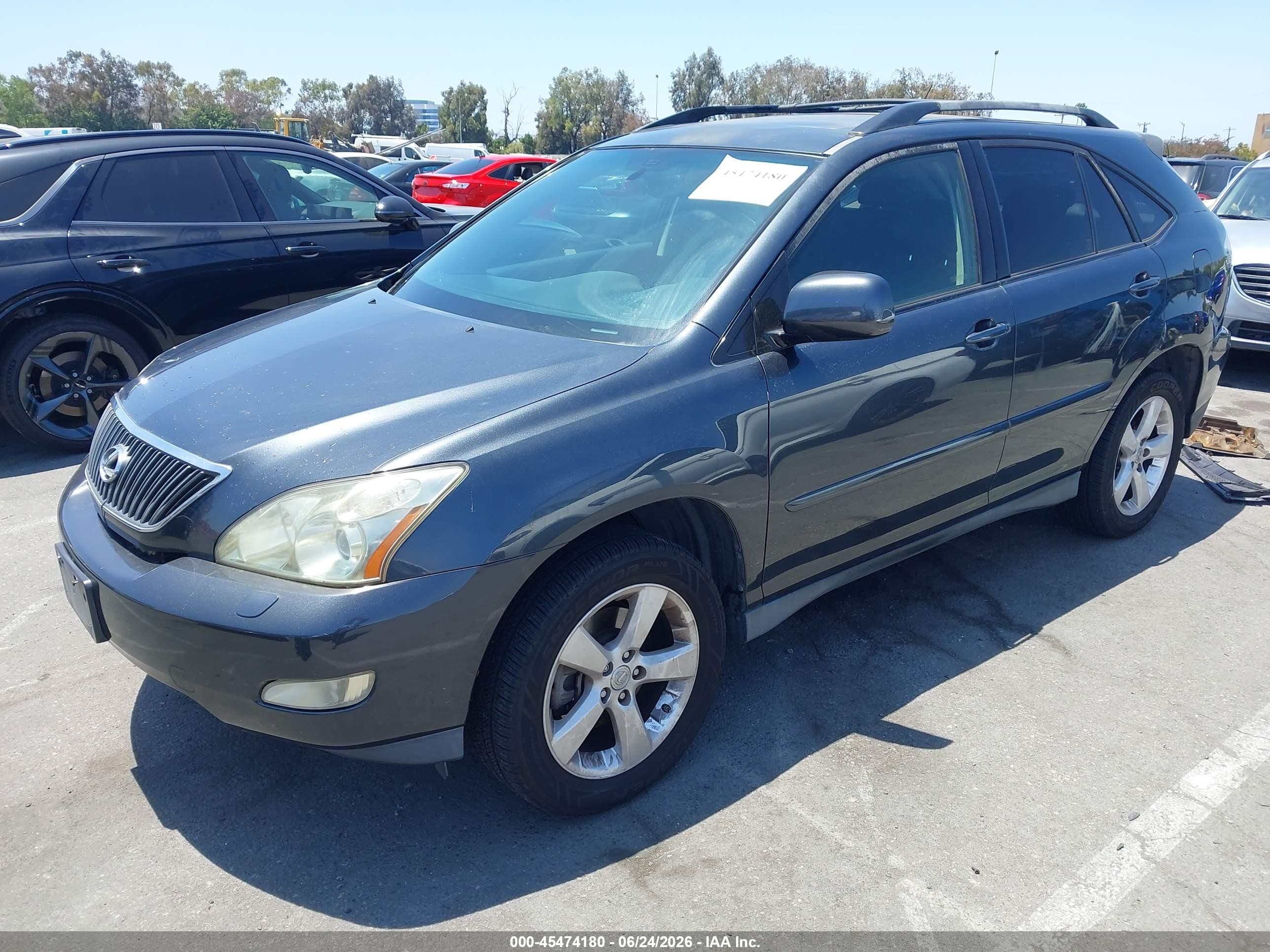 2007 Lexus Rx 350   Gray vin: JTJGK31UX70009467