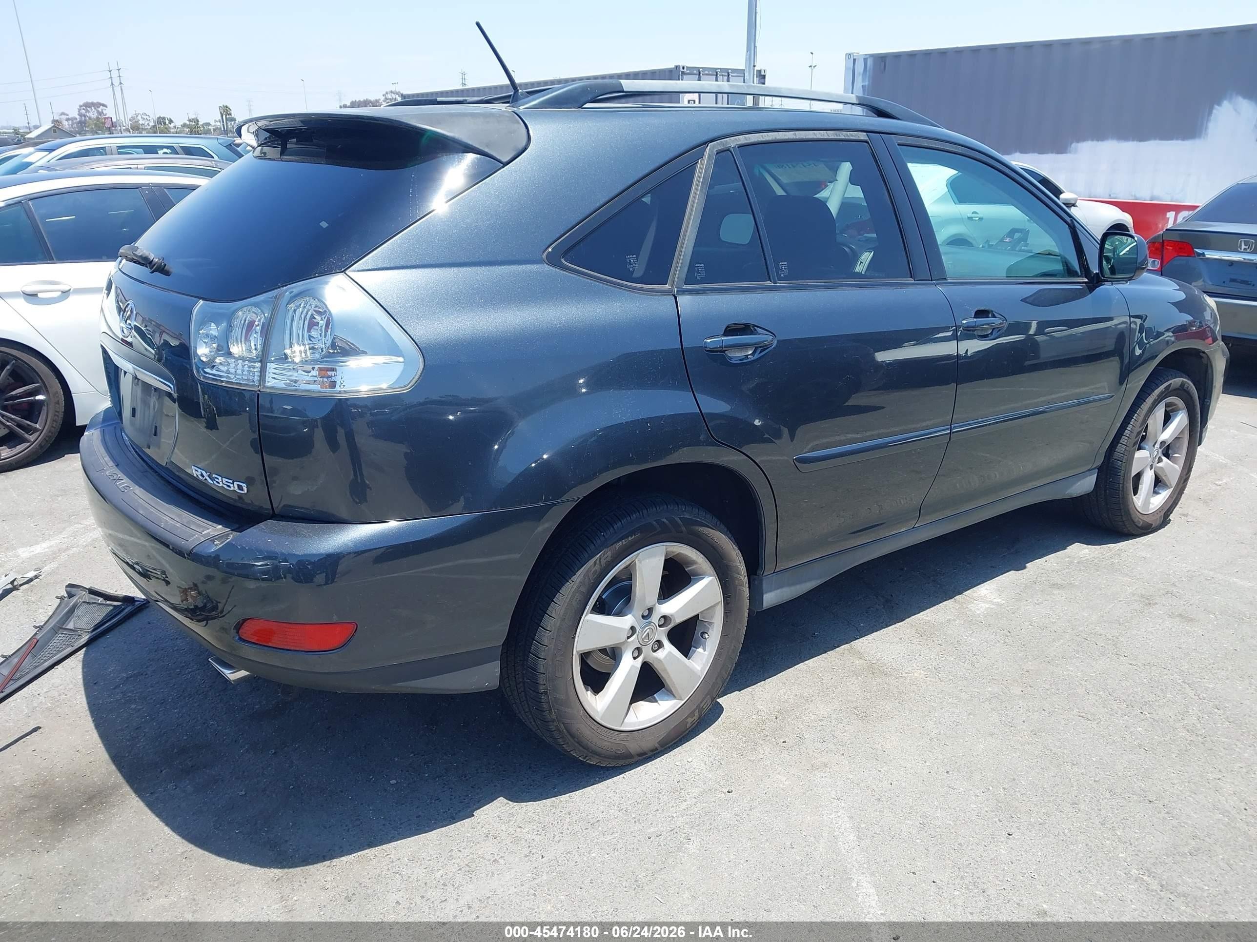 2007 Lexus Rx 350   Gray vin: JTJGK31UX70009467