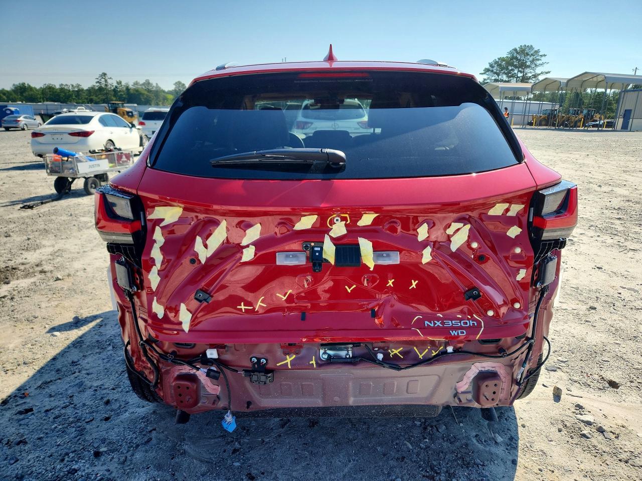 2025 Lexus Nx 350h Premium Red vin: JTJGKCEZ1S2067597