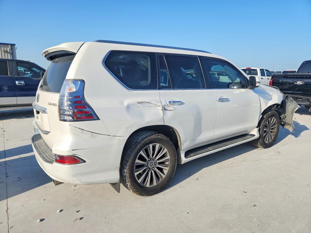 2021 Lexus Gx 460 Luxury White vin: JTJGM7BX9M5290654