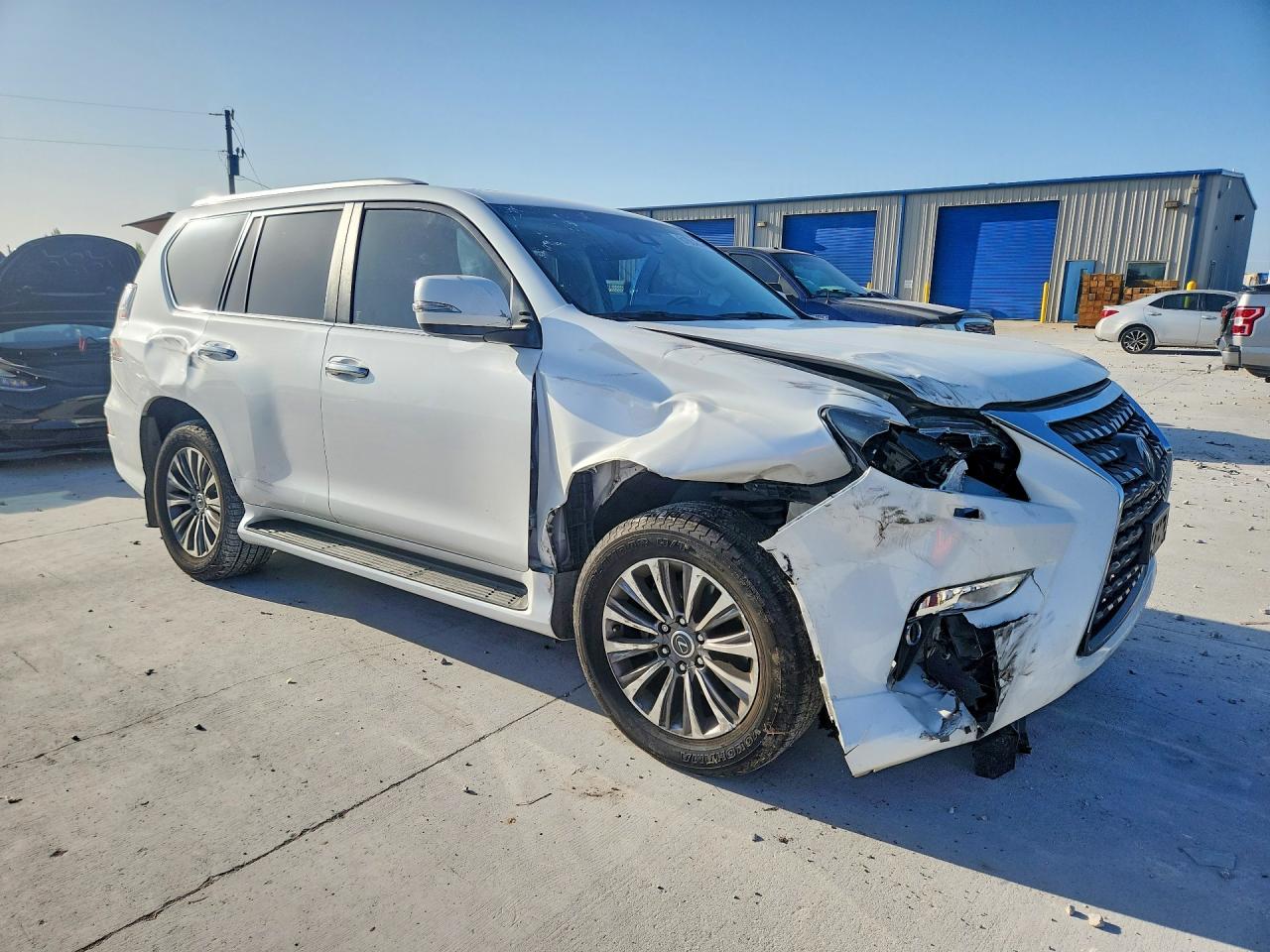 2021 Lexus Gx 460 Luxury White vin: JTJGM7BX9M5290654