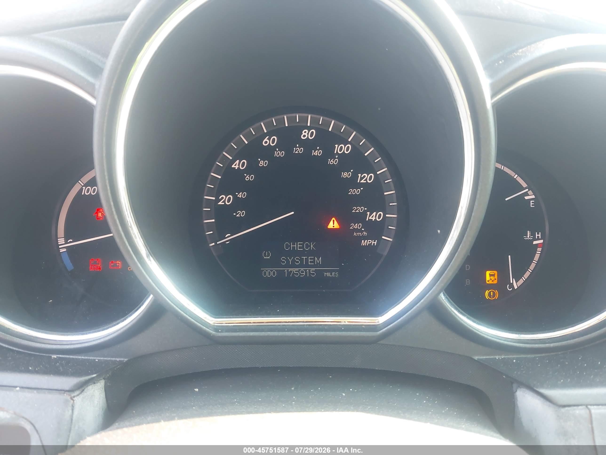 2007 Lexus Rx 400h   Black vin: JTJGW31U072002276