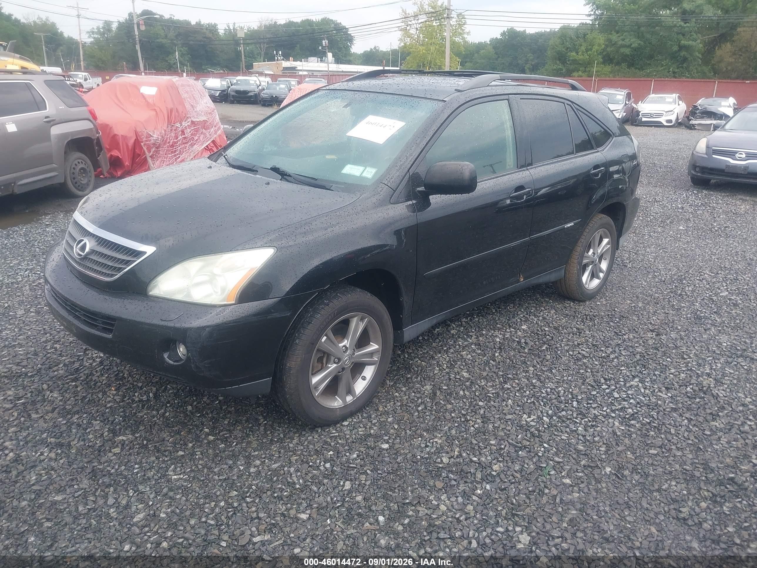 2007 Lexus Rx 400h Black vin: JTJGW31U072004707