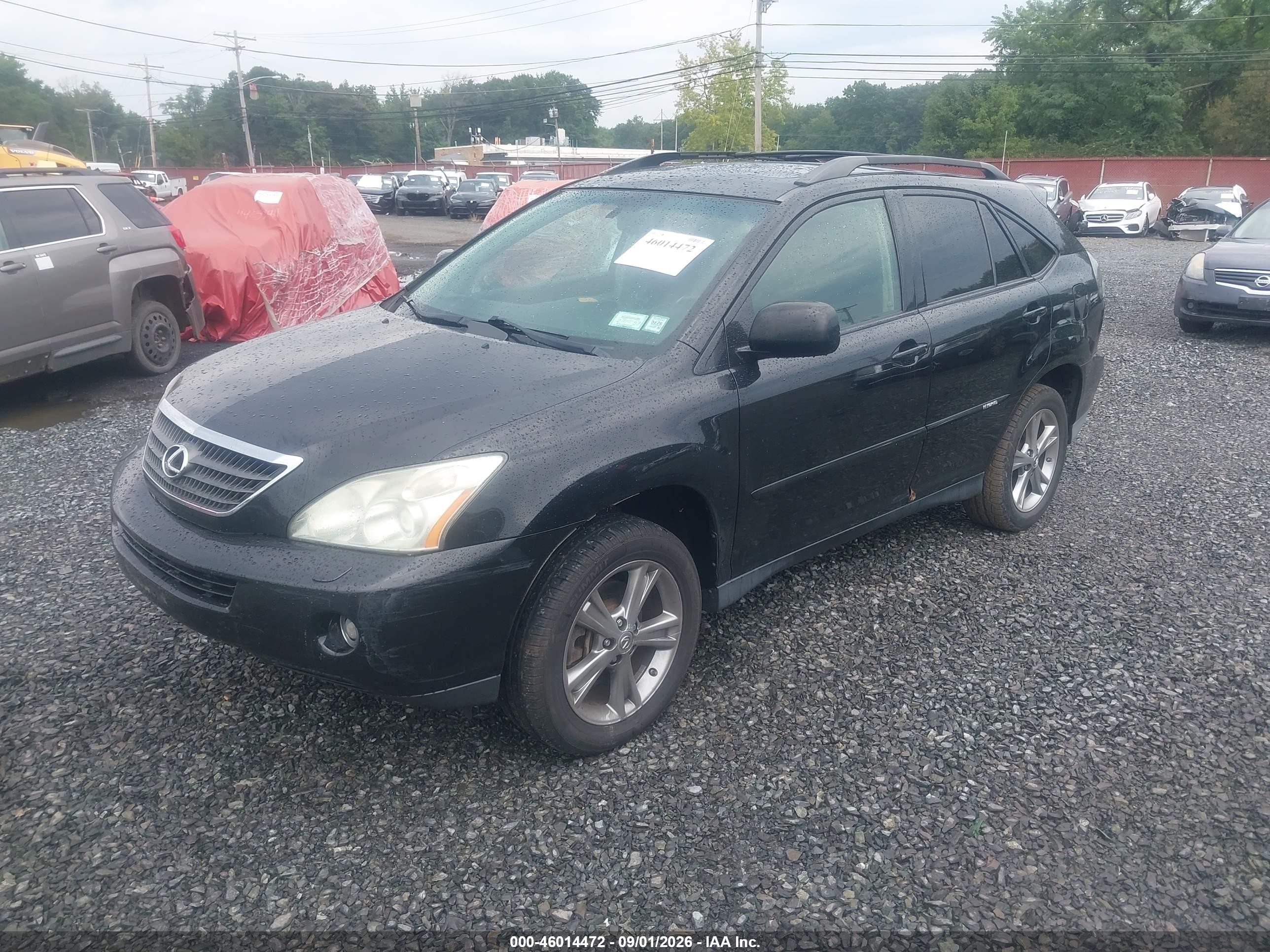 2007 Lexus Rx 400h Black vin: JTJGW31U072004707