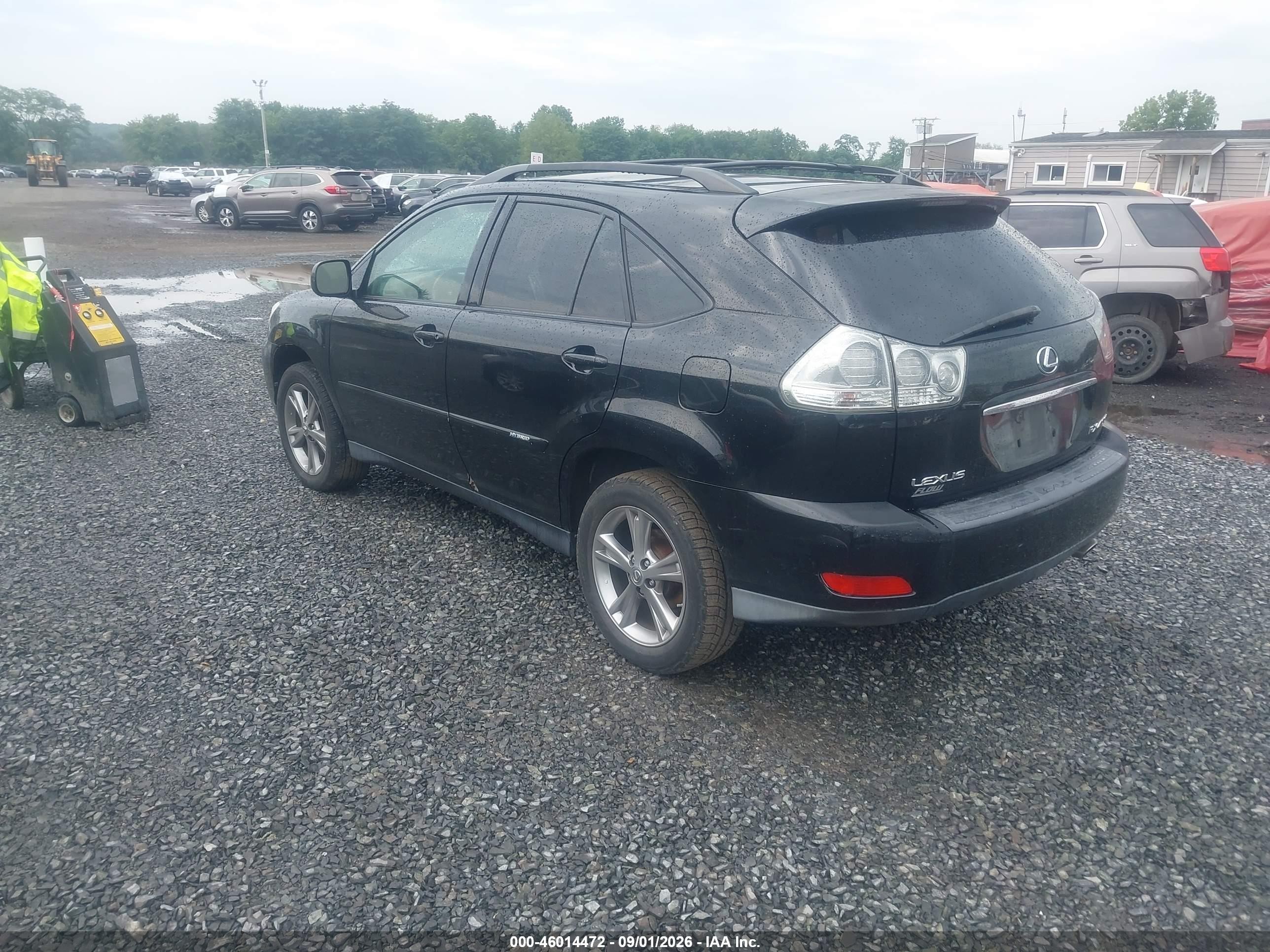 2007 Lexus Rx 400h Black vin: JTJGW31U072004707